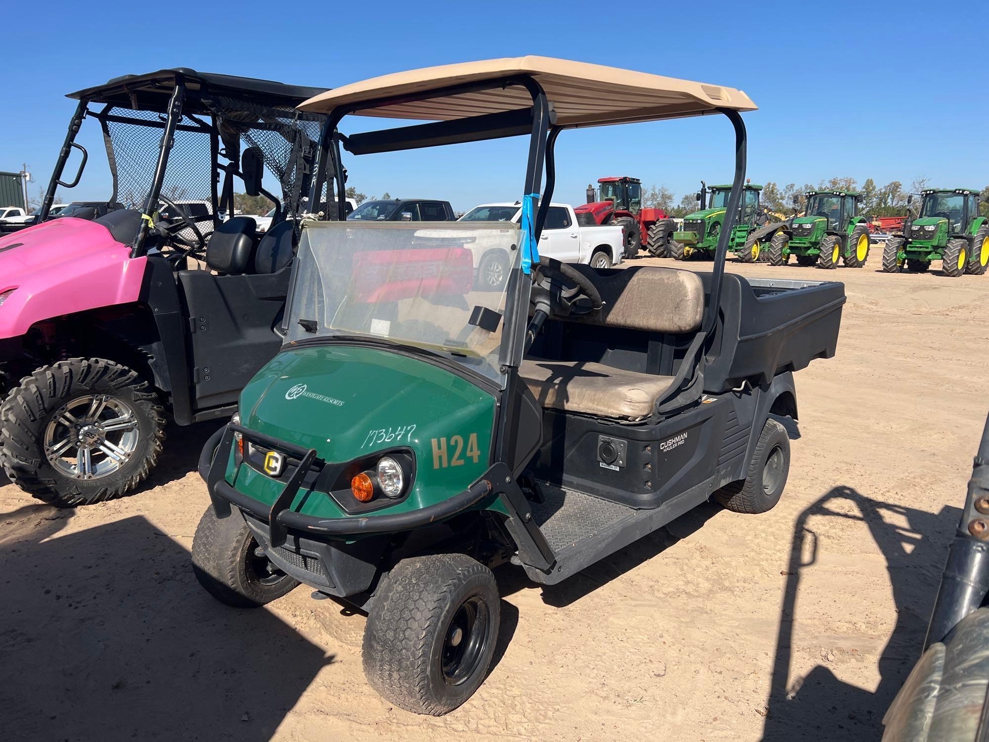 2019 CUSHMAN HAULER PRO ELECTRIC GOLF CART (A58375)