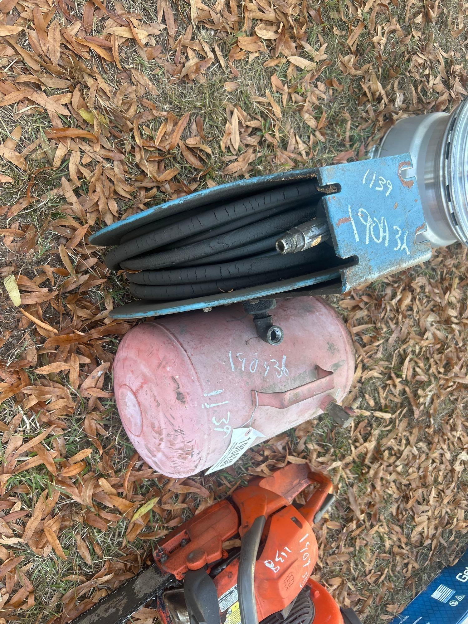 AIR TANK & HOSE REEL (A58374)