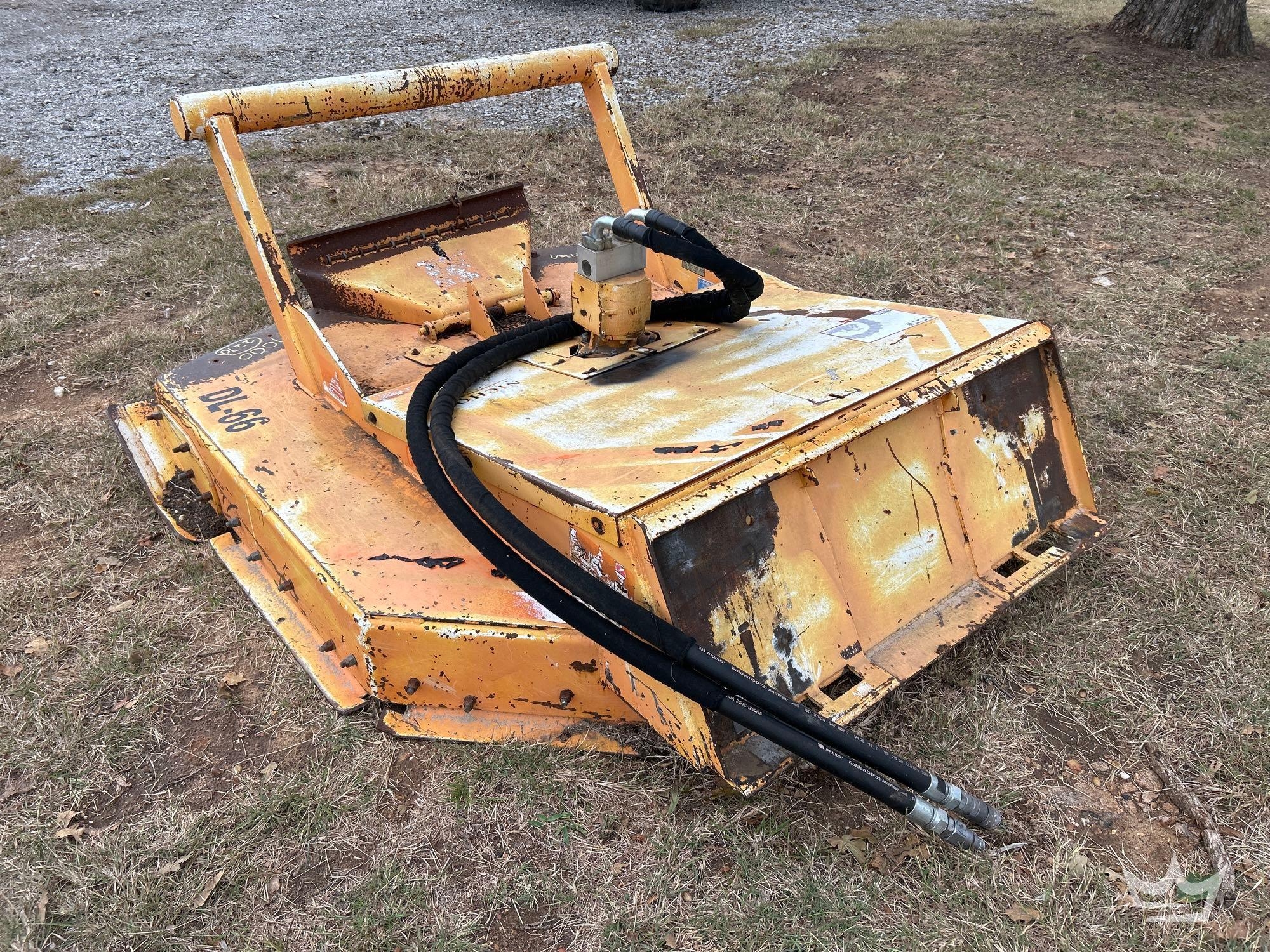 2007 Ammbusher DL66 Hydraulic 66in Brush Cutter Skid Steer Attachment (A55973)