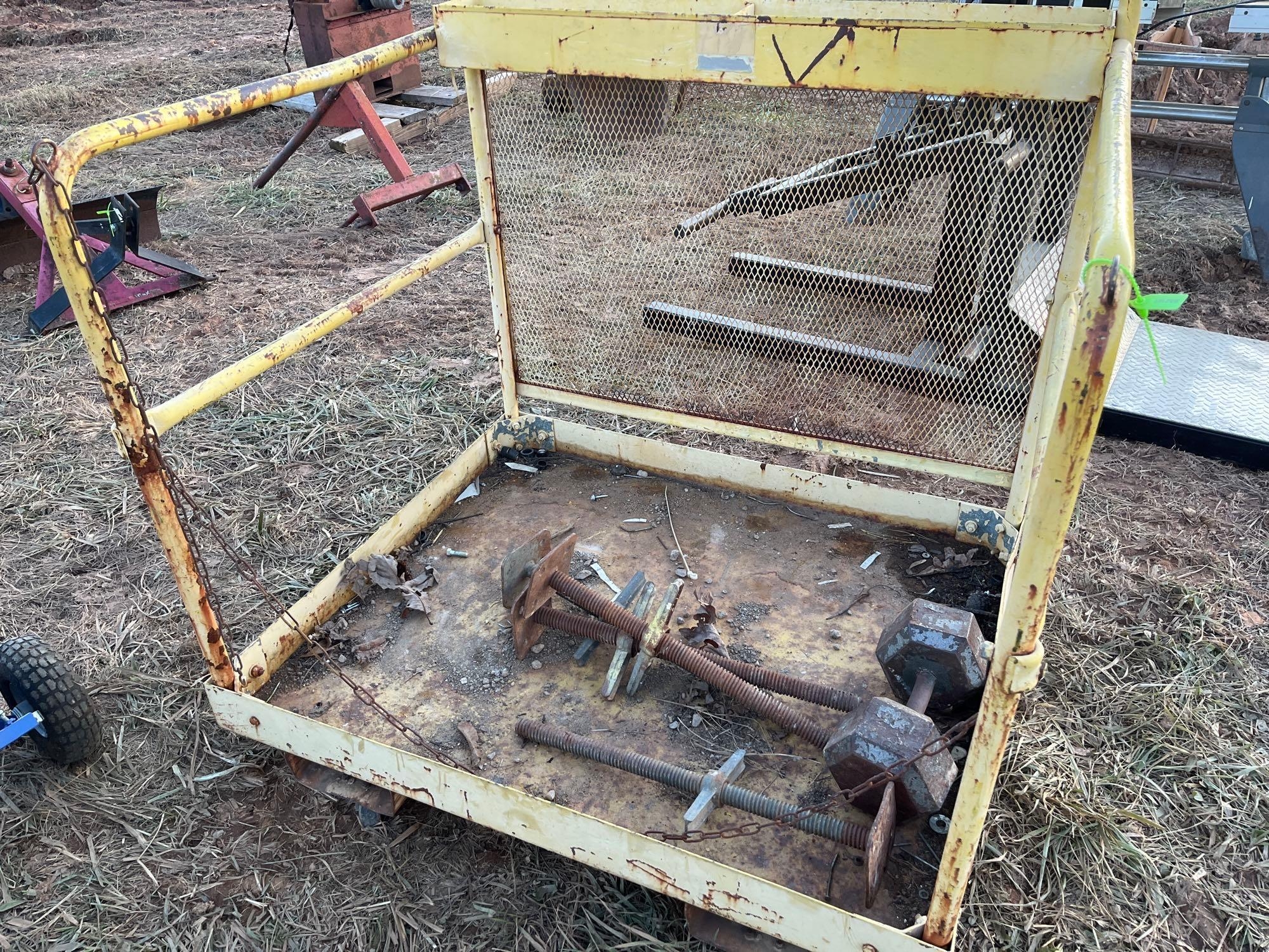 Man Basket for Forks on Casters (A57454)