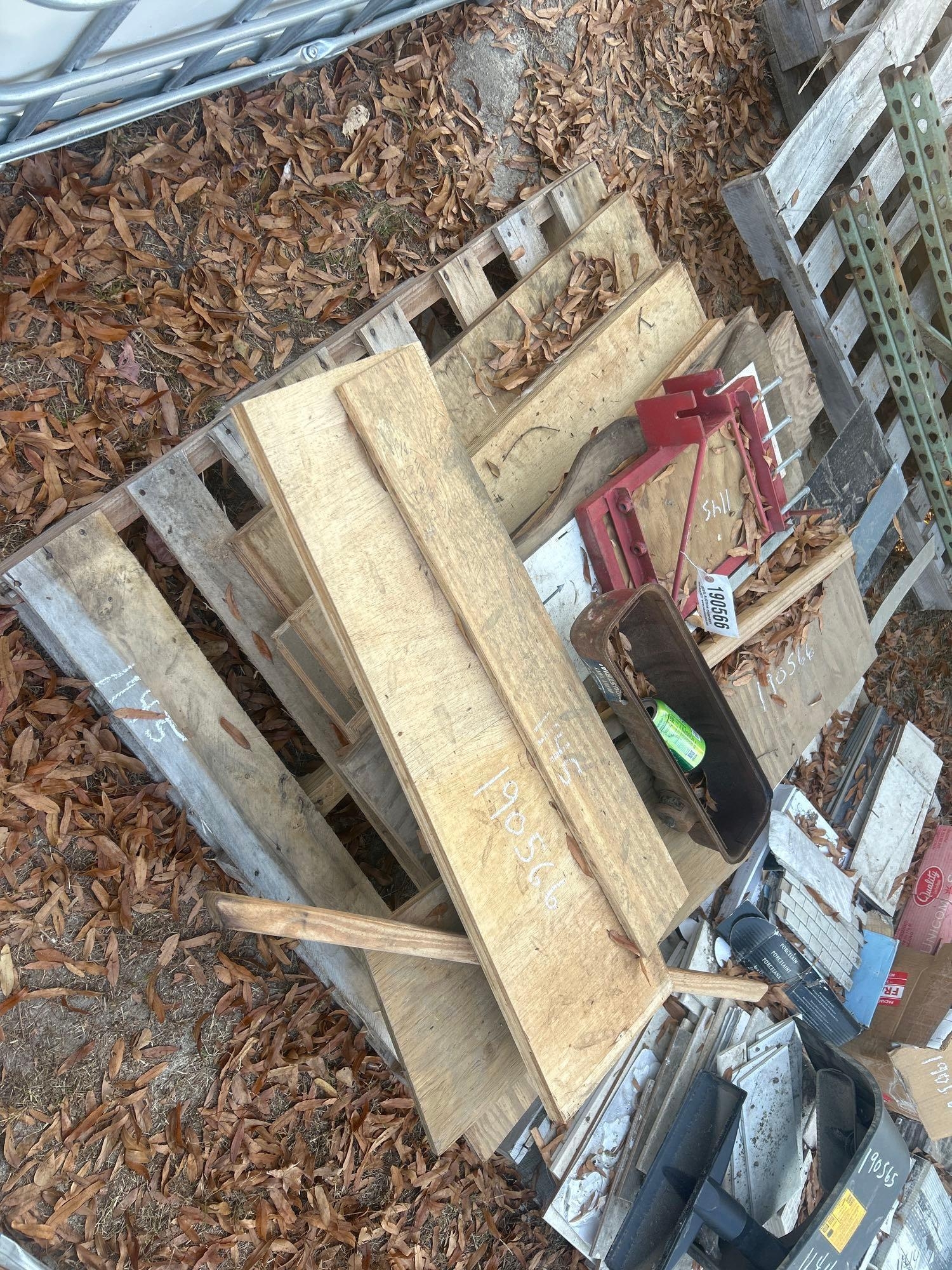 PALLET OF MISC PLYWOOD (A58374)