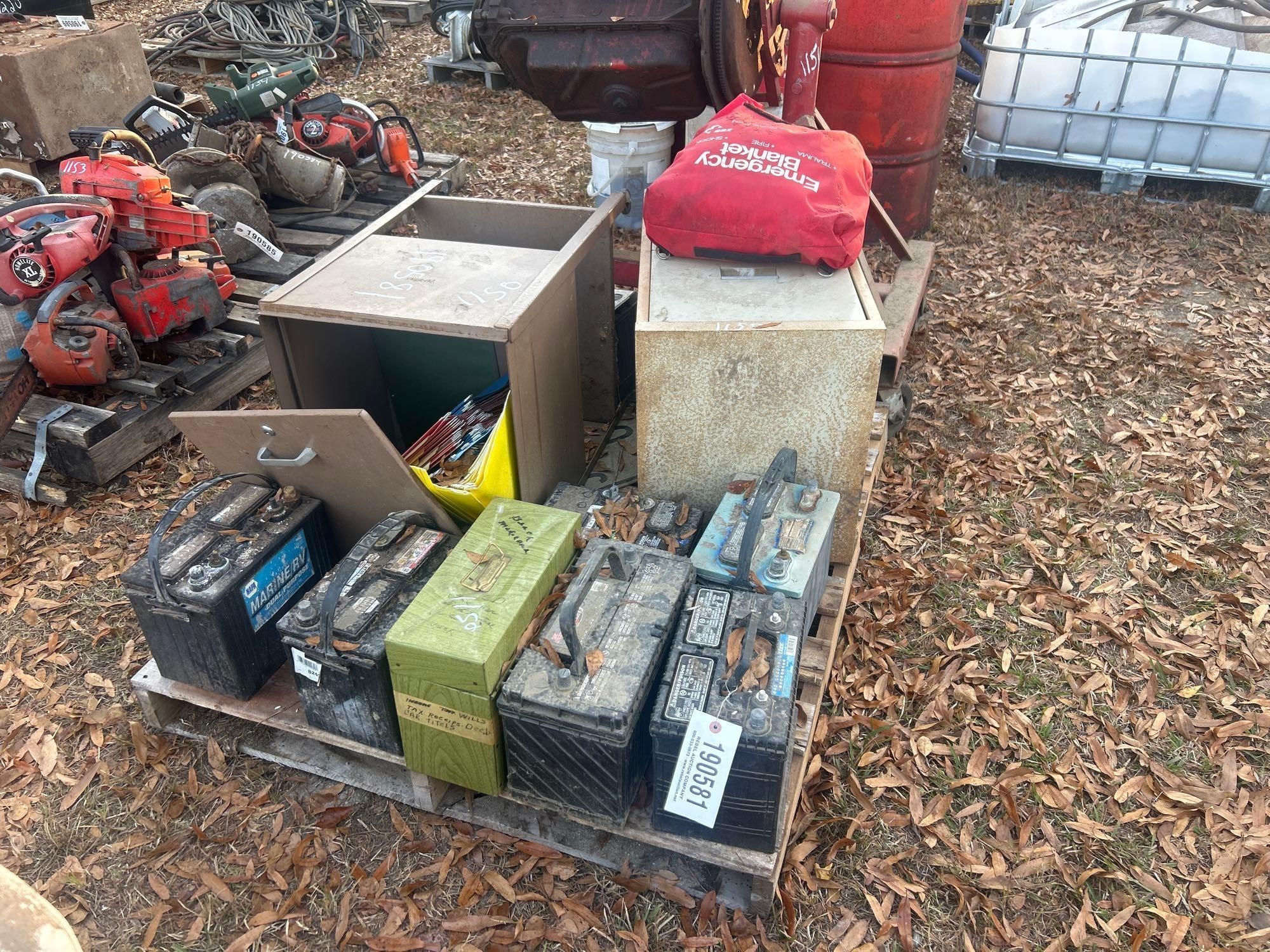 PALLET OF METAL CABINETS (A58374)