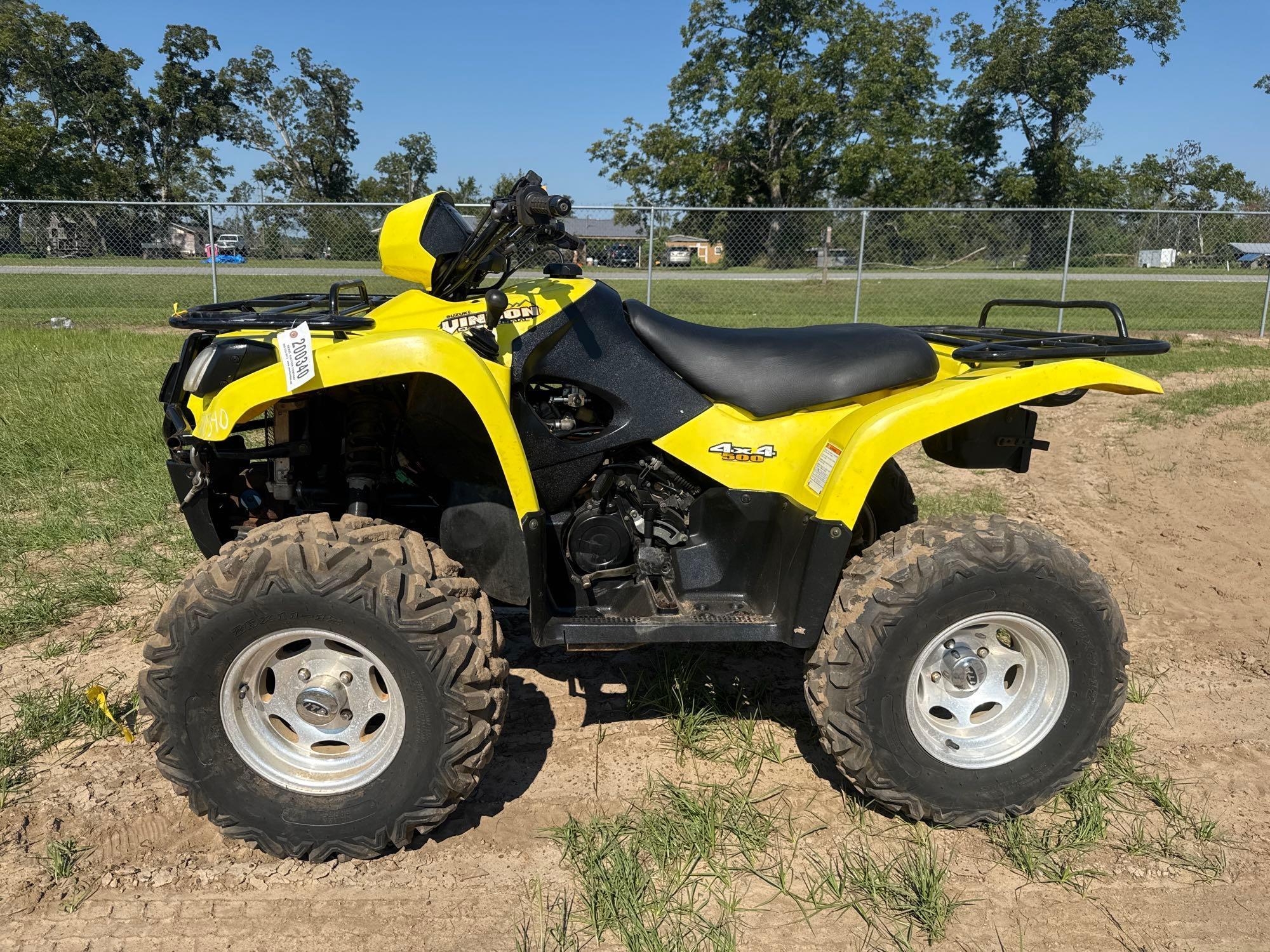 2003 SUZUKI VINSON 500 ATV QUAD RUNNER (A51247)