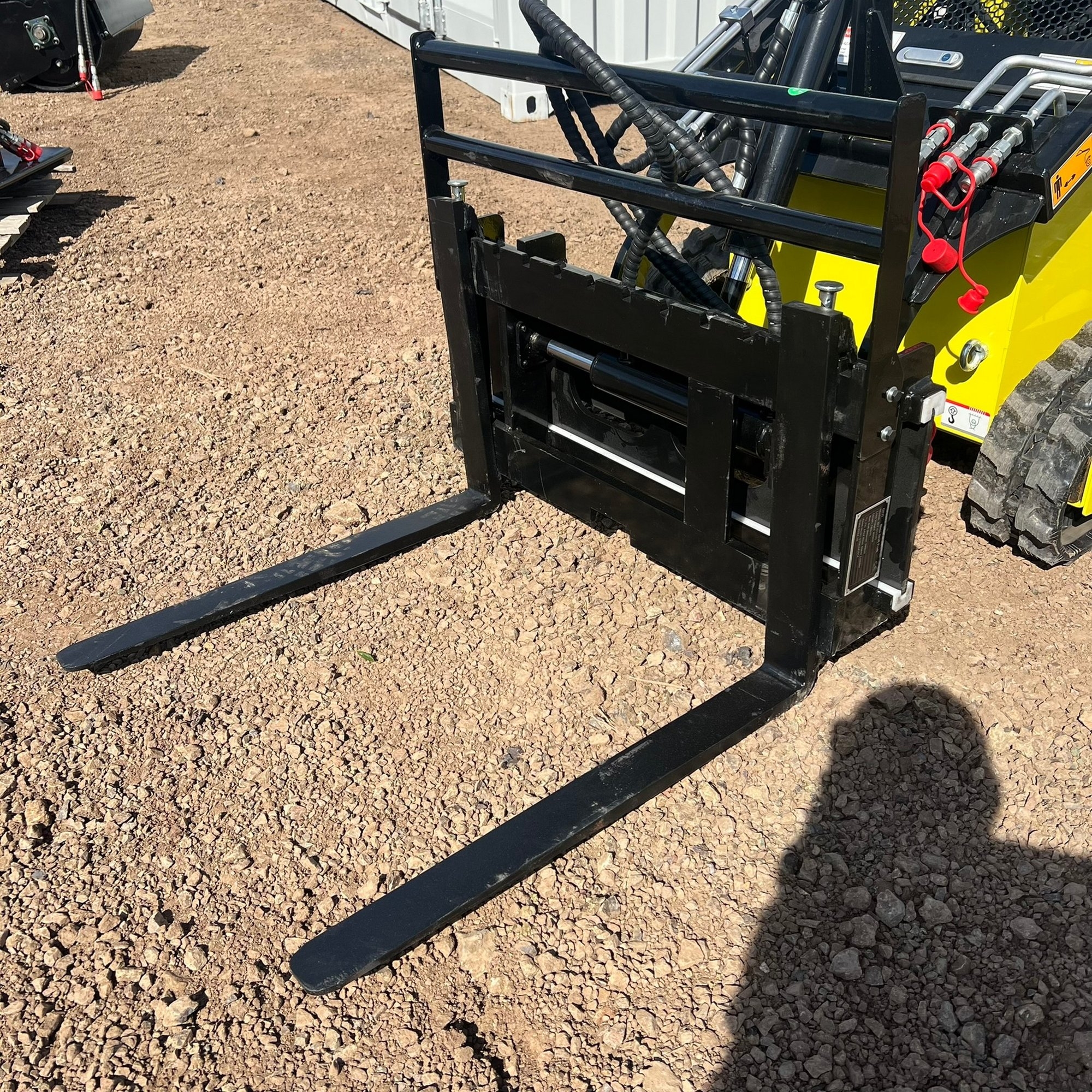 Mini Skid-Steer Hydraulic Side Shifting Forks (New/Unused) (A59225)