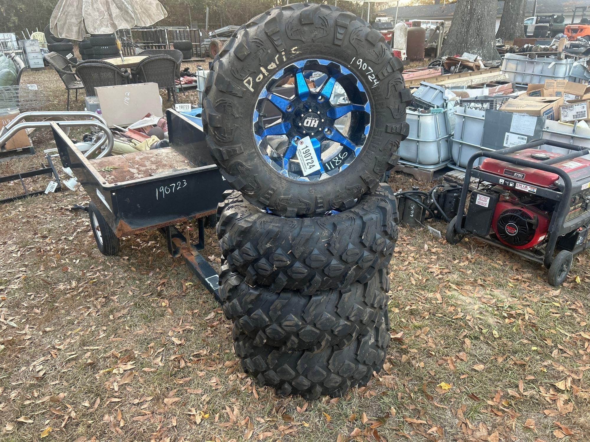 (2) HD ALUMINUM RIMS (A58374)