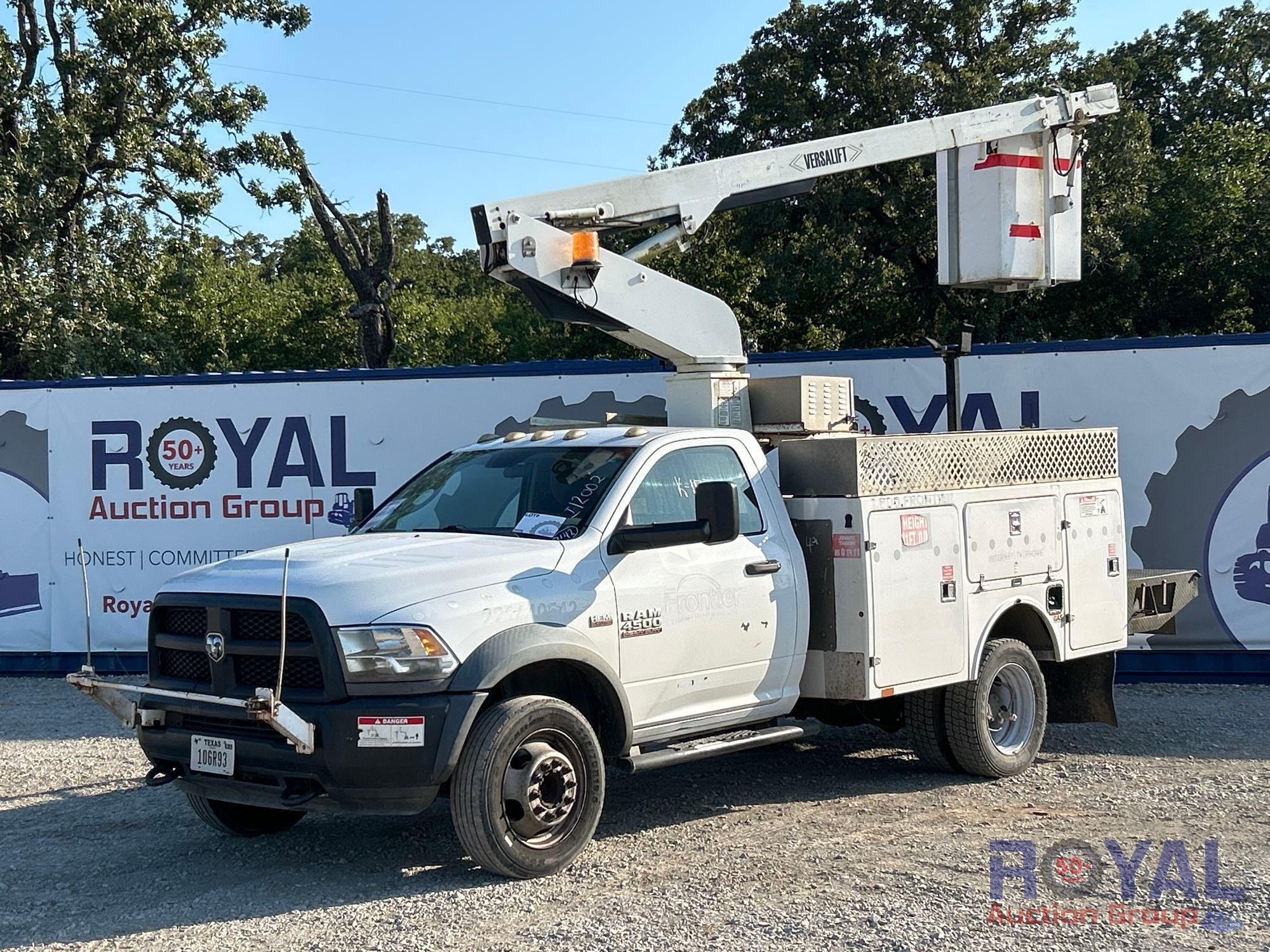 2014 RAM 4500 versa LIFT bucket truck (A52377)