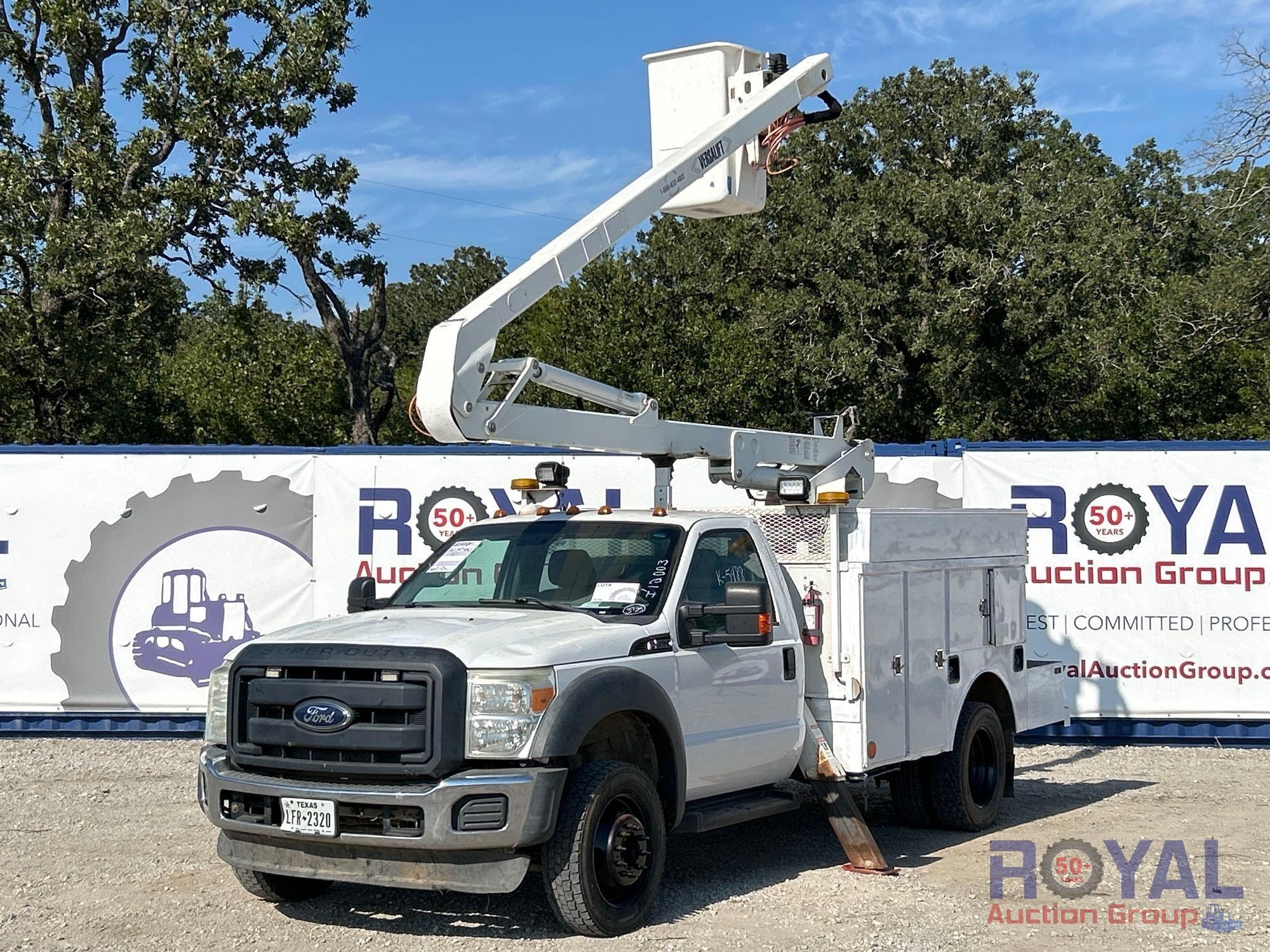 2012 Ford F-550 4x4 Versalift VO36I-01 36ft Insulated Bucket Truck (A52377)