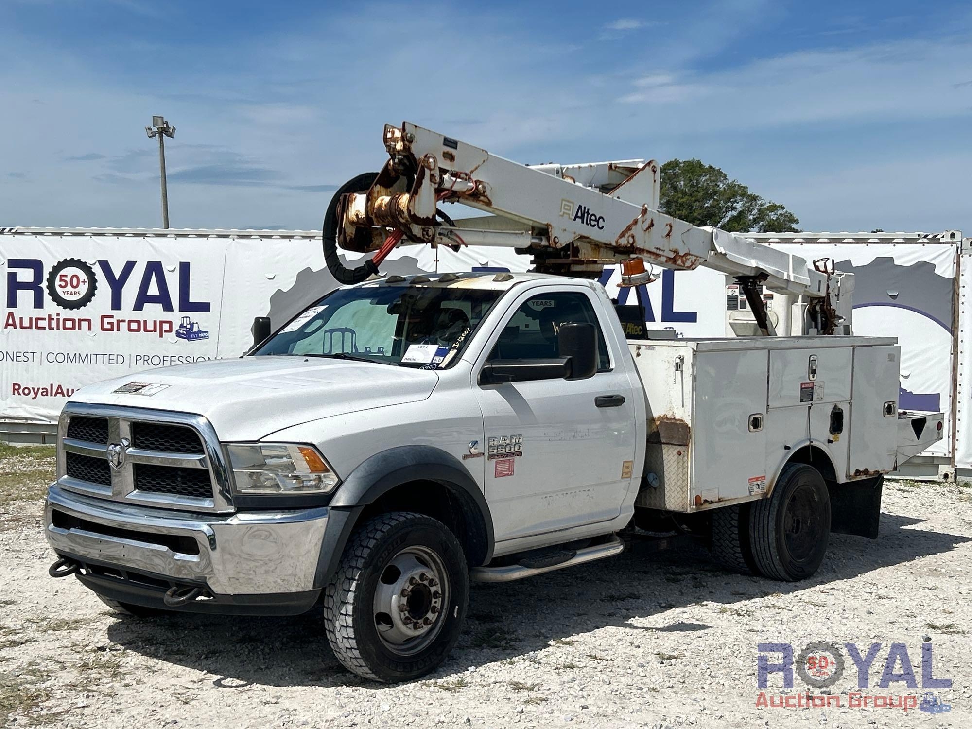 2014 Ram 5500 4x4 Altec 37G 37ft Bucket Truck (A51692)