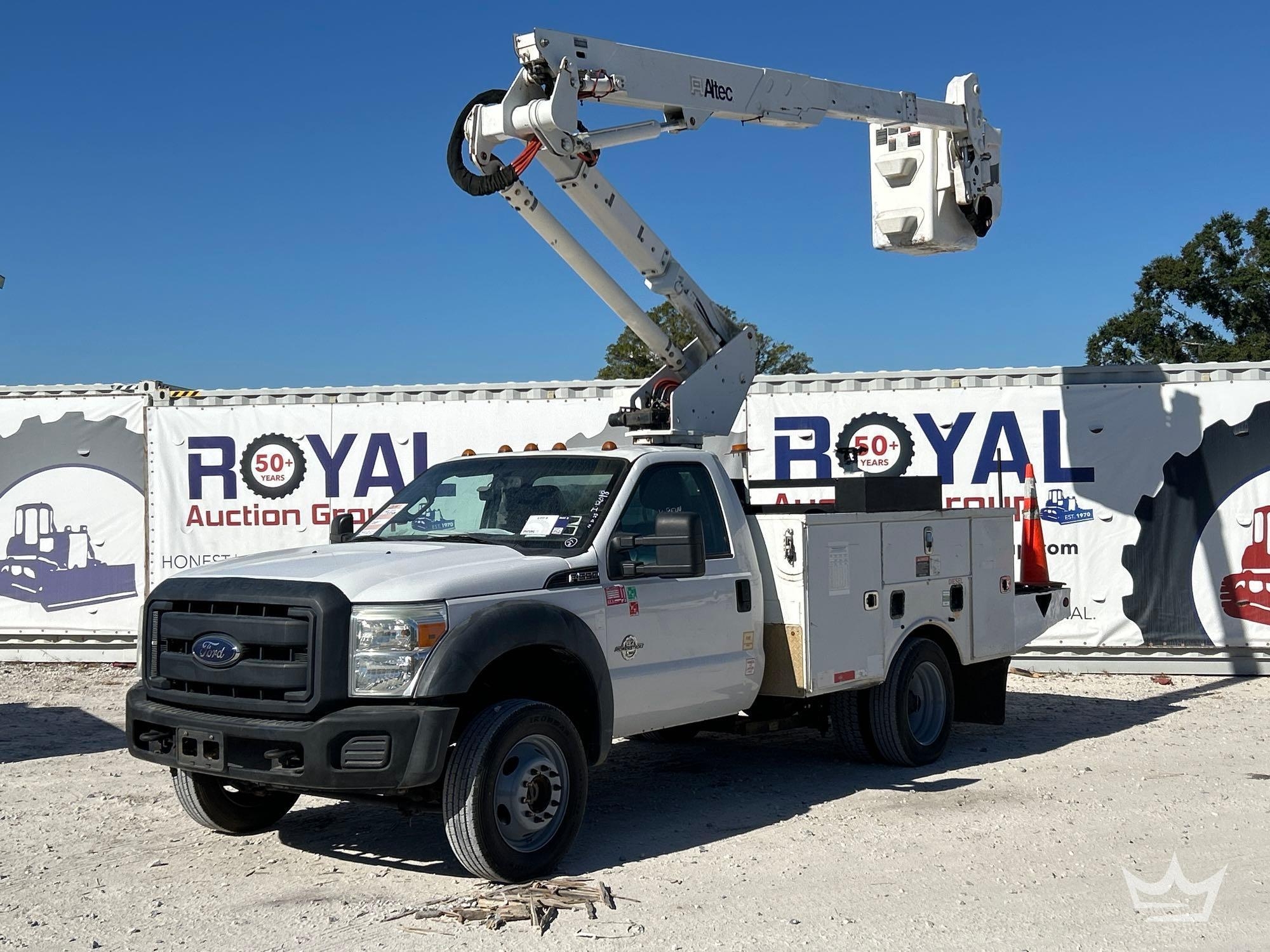 2014 Ford F-550 4x4 Altec AT37G 37ft. Bucket Truck (A55852)