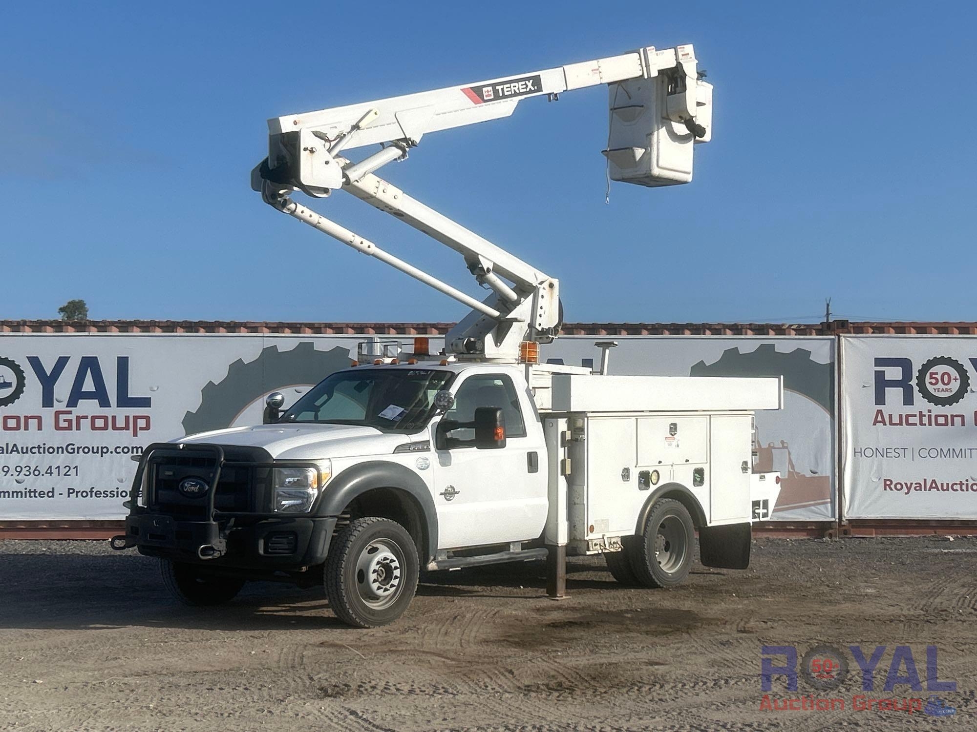 2014 Ford F-550 4x4 Terex Hi-Ranger LT-40 40ft Insulated Bucket Truck (A55788)