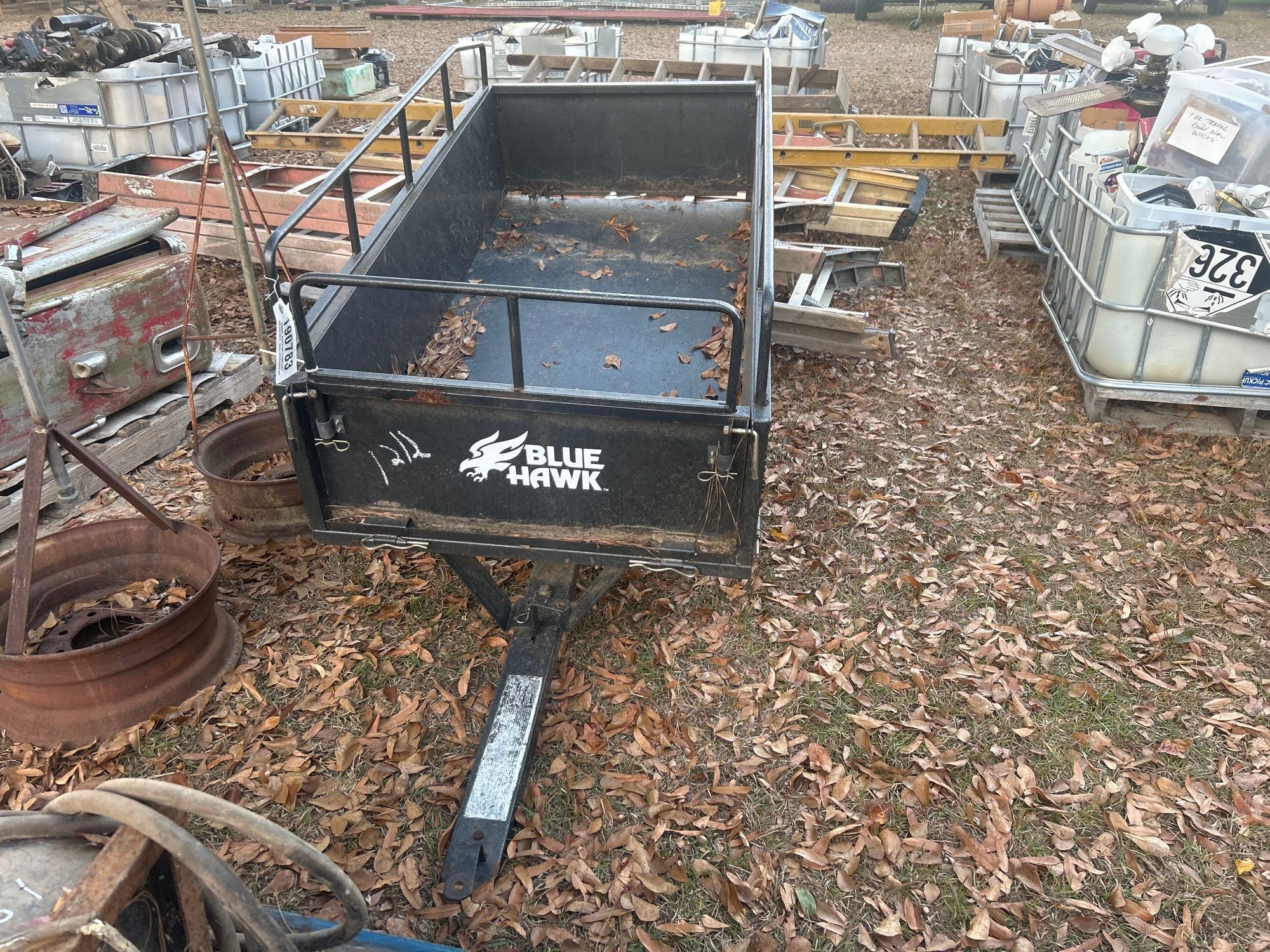 BLUEHAWK 17CU FT STEEL LAWN MOWER TRAILER (A58374)