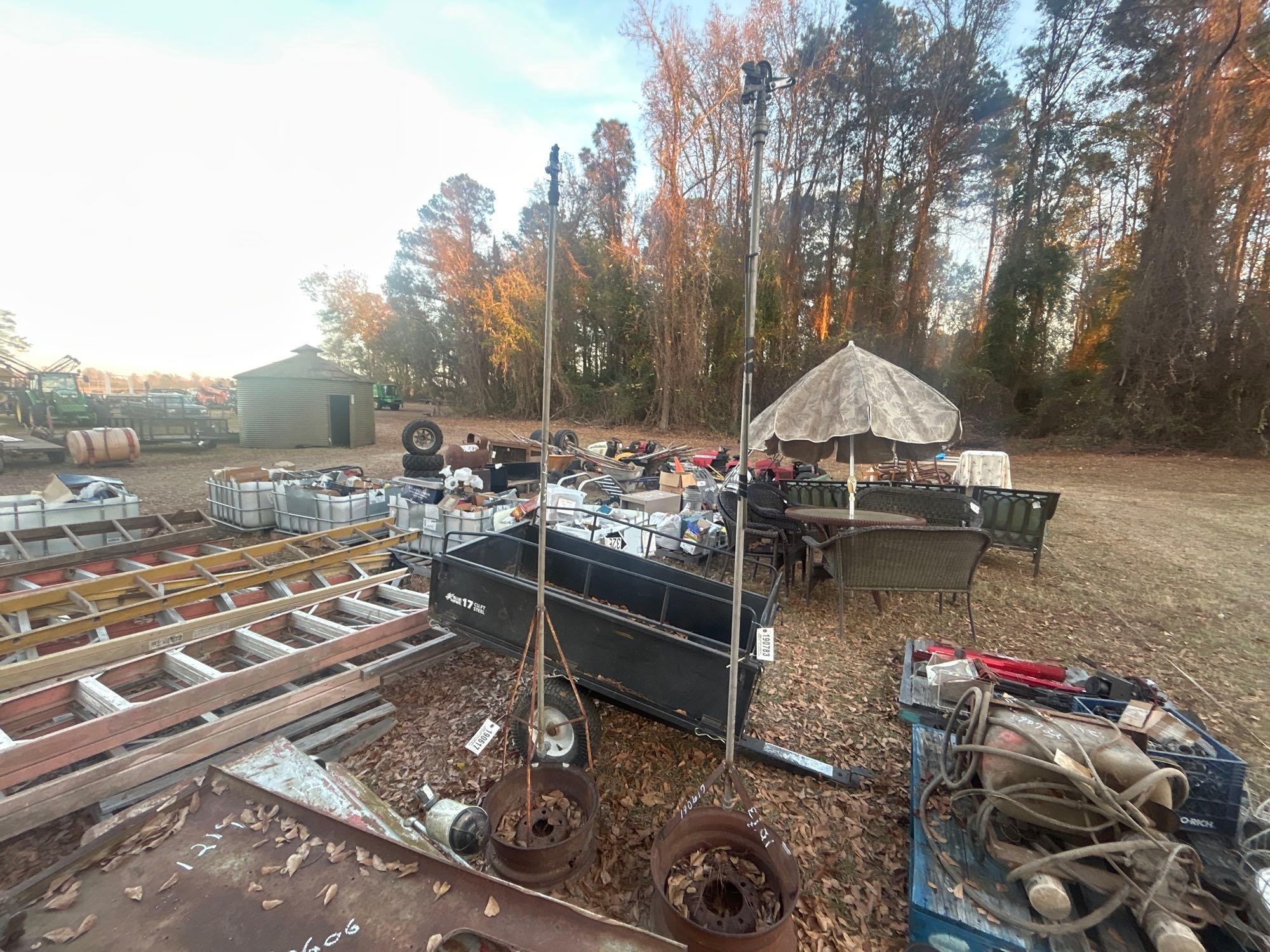 (2) SPRINKLERS & HI-RISE STANDS (A58374)