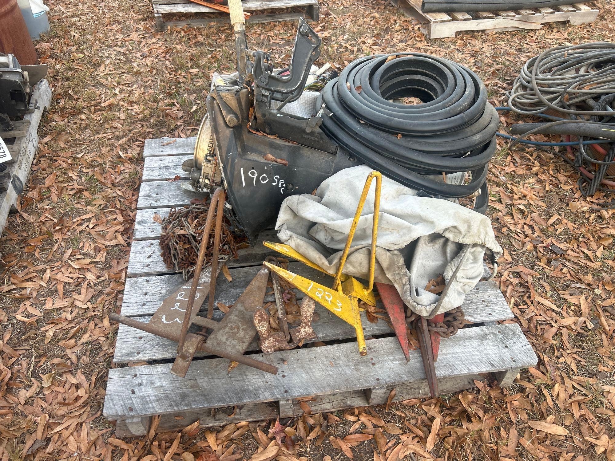 PALLET OF MOTOR PARTS (A58374)