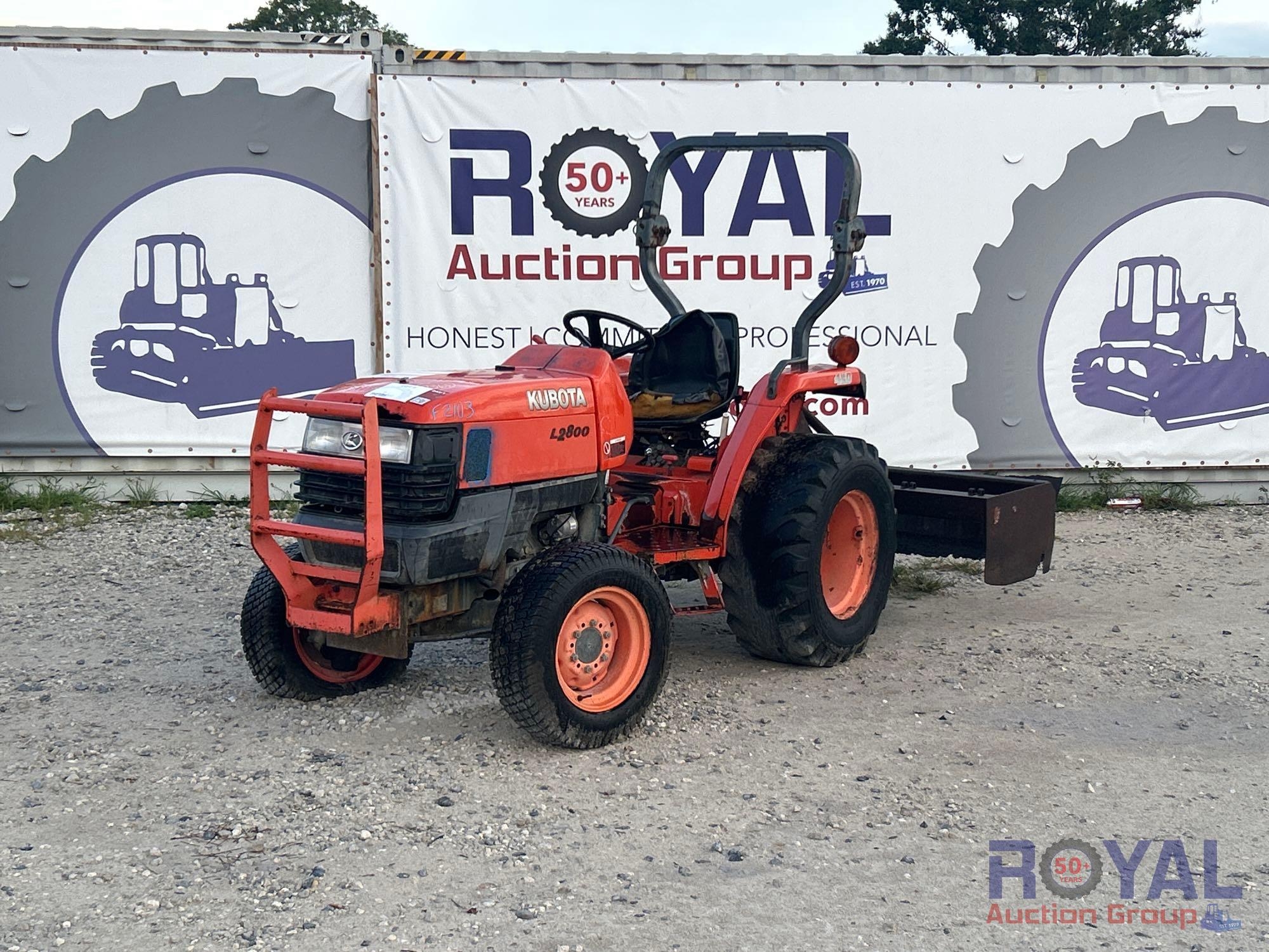 2007 Kubota L2800D 29HP Utility Tractor (A51691)