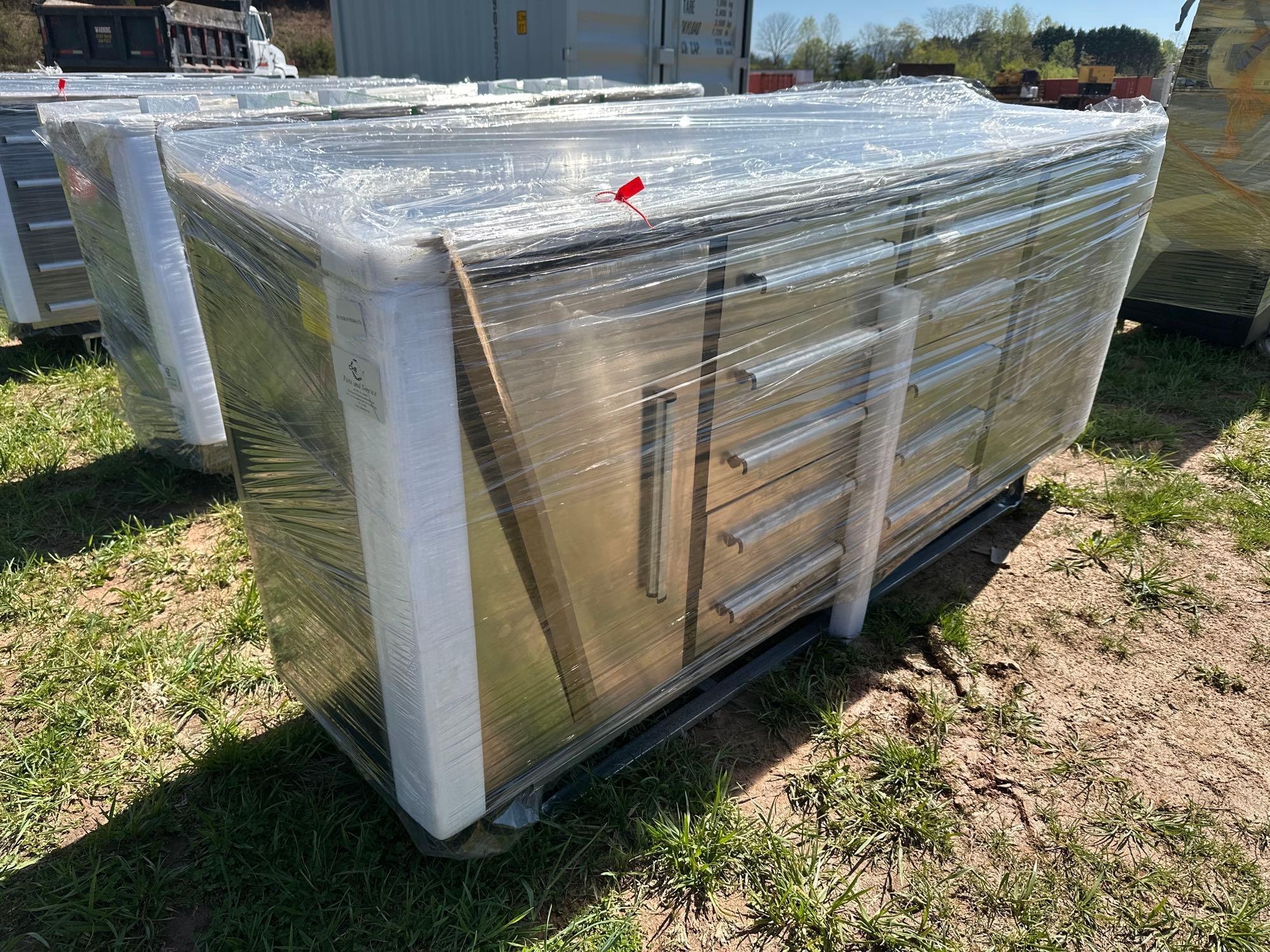 New/Unused 7ft 10 Drawer Stainless Steel Workbench (A44391)