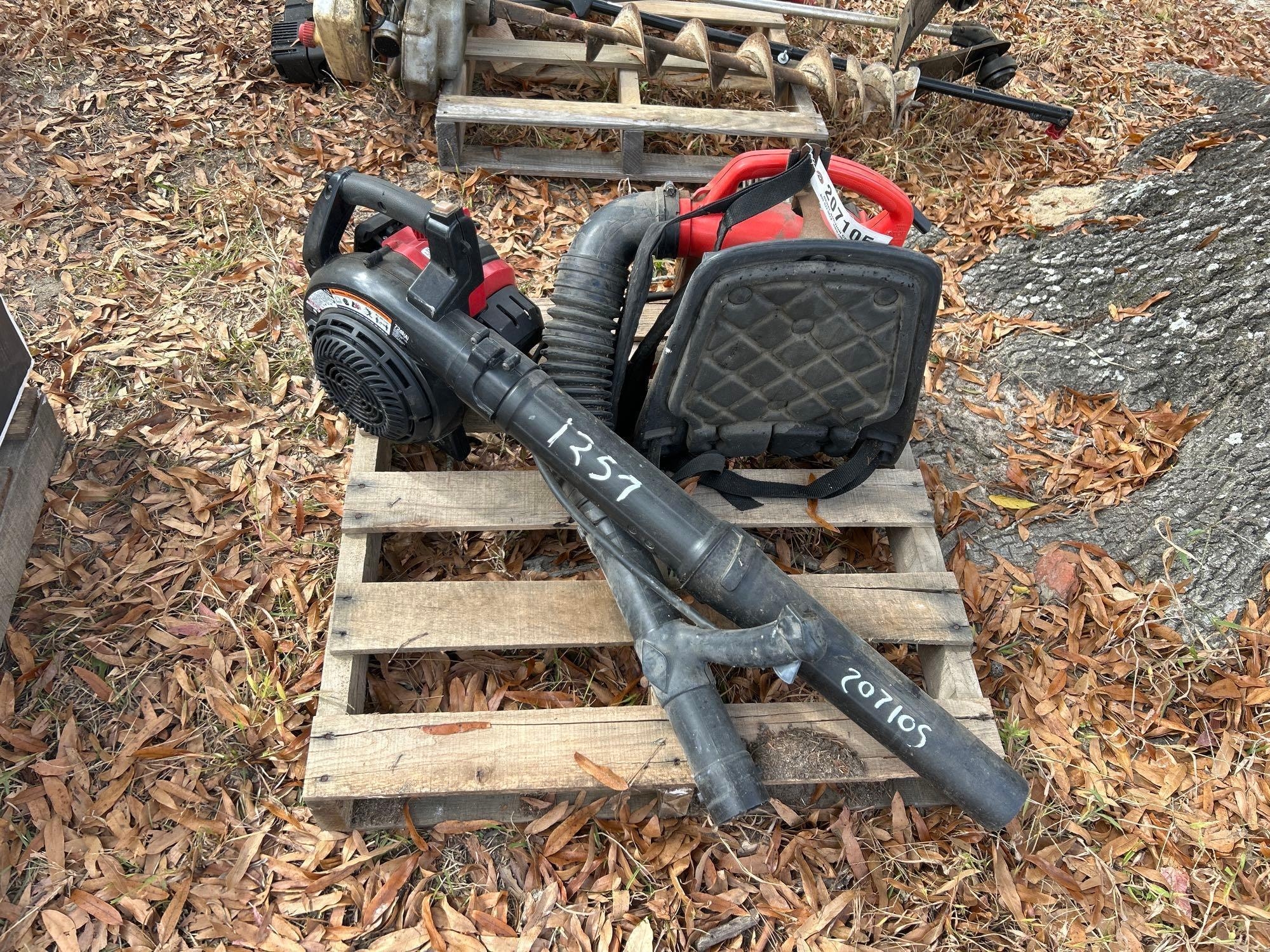 (2) HOMELITE BLOWERS (A58374)