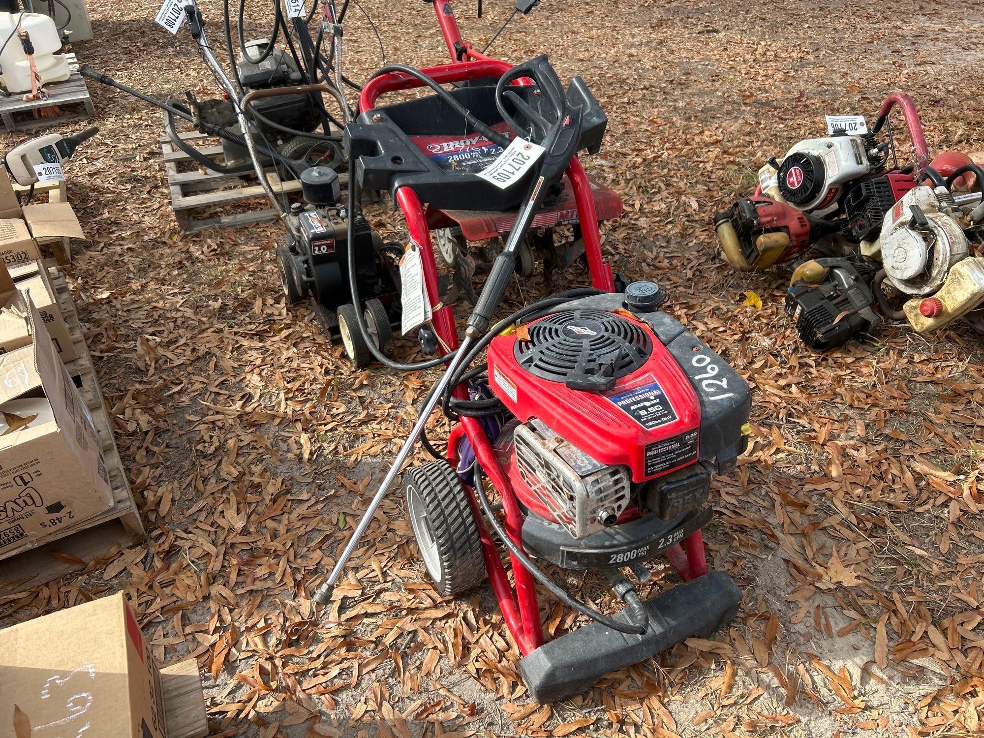 TROY BILT GAS POWERED POWER WASHER (A58374)