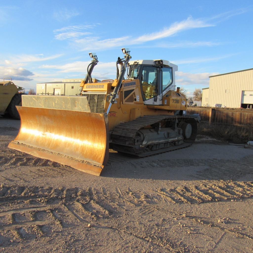 Liebherr PR736 LGP Crawler Dozer, S/N & PIN# 1155-17697, ID# 93501138, Turbo Diesel Engine, 13' (A59076)