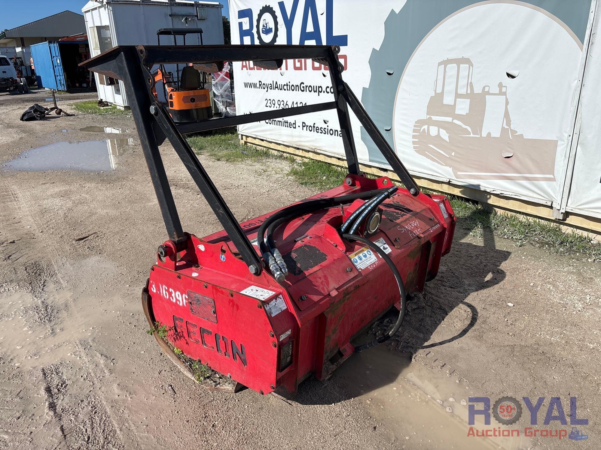 2019 Fecon BH74SS Hydraulic Mulcher High Flow Skid Steer Attachment (A50322)
