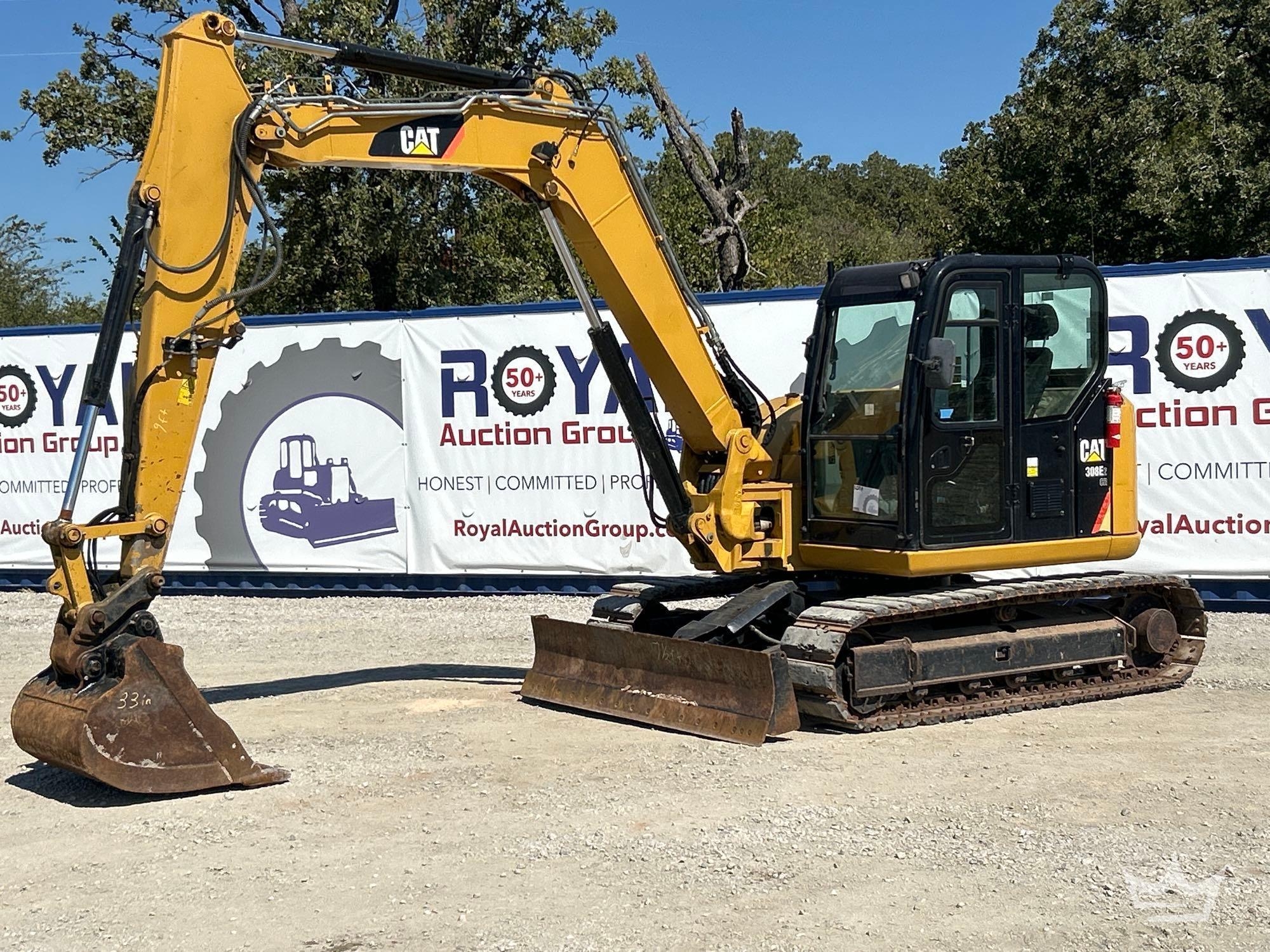 2018 Caterpillar 308E2 CR Midi Excavator (A55973)