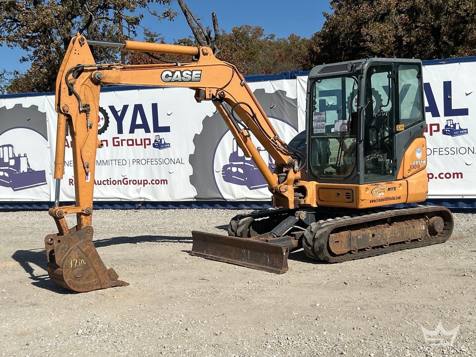 2016 Case CX55B Midi Excavator (A55973)