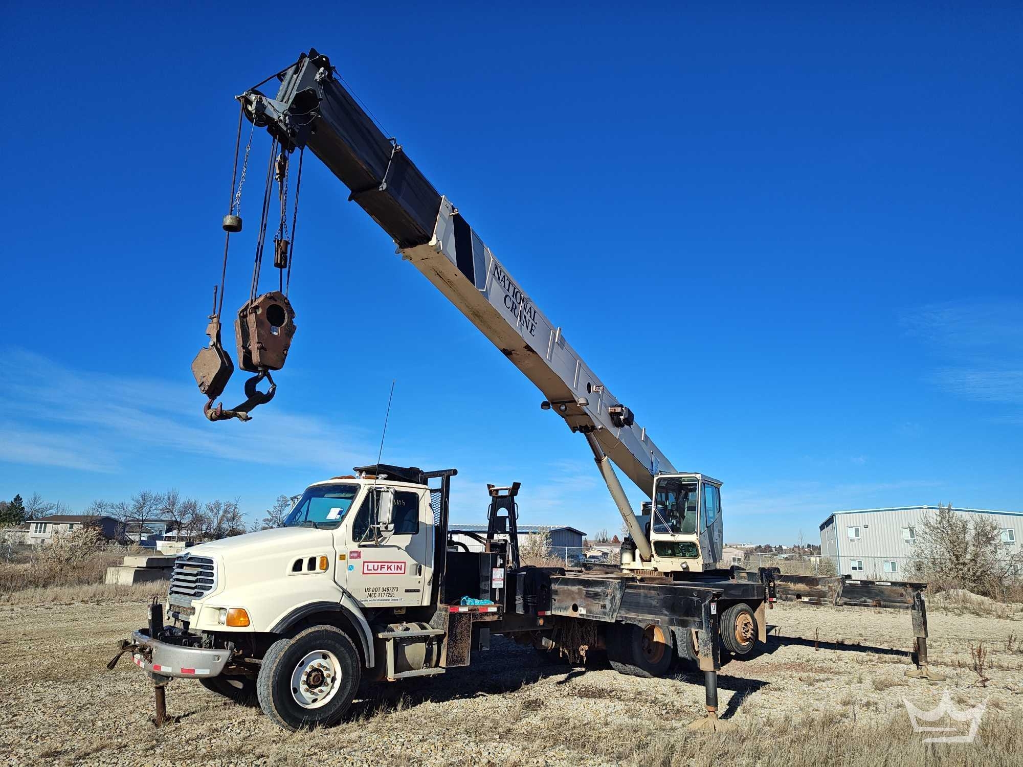 2007 Sterling L9500 National Crane 1800 40 Ton Tri Axle Telescopic Crane Truck (A55973)