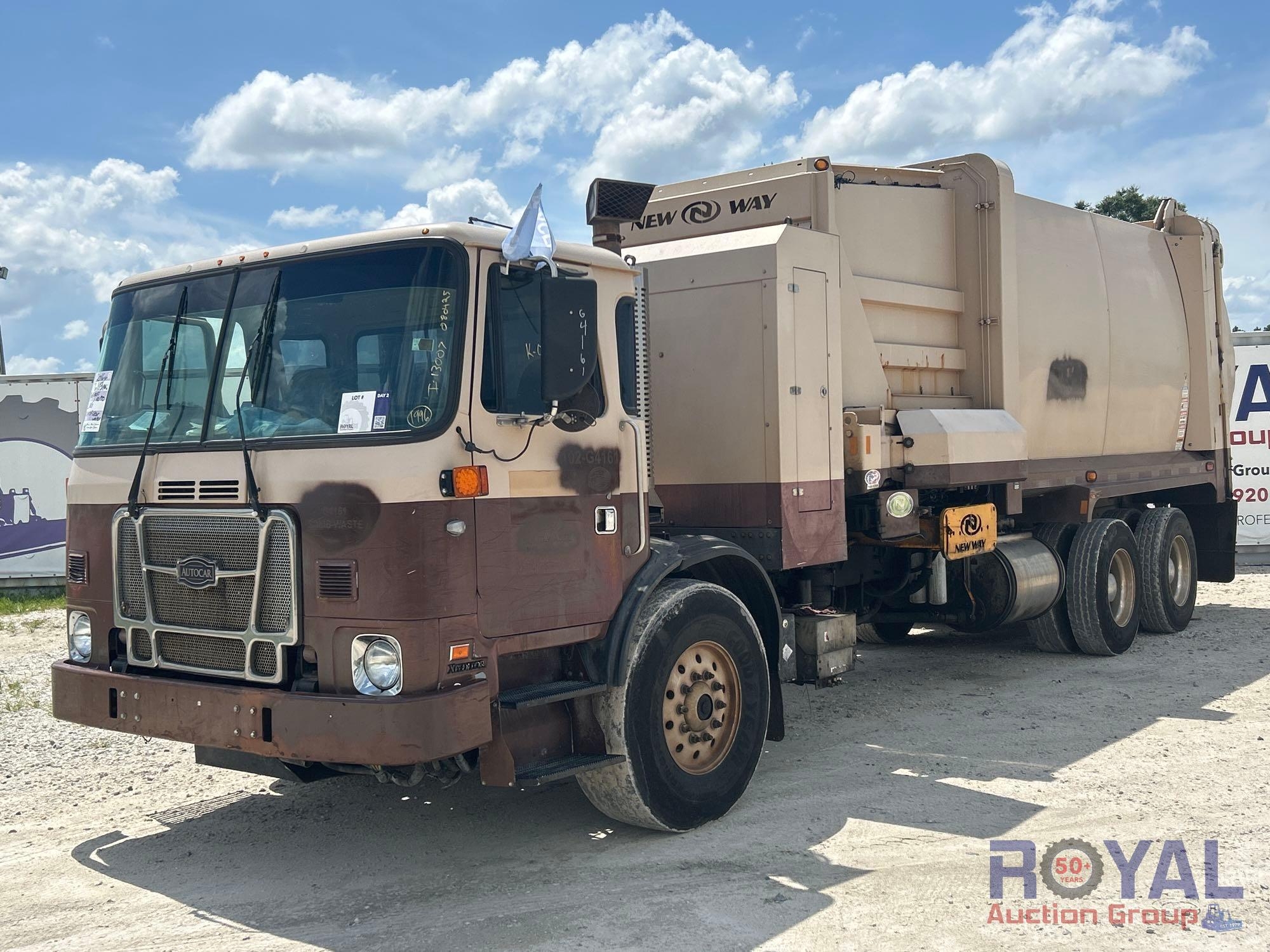 2016 Autocar Xpeditor T/A New Way Side Loader Garbage Truck (A54814)