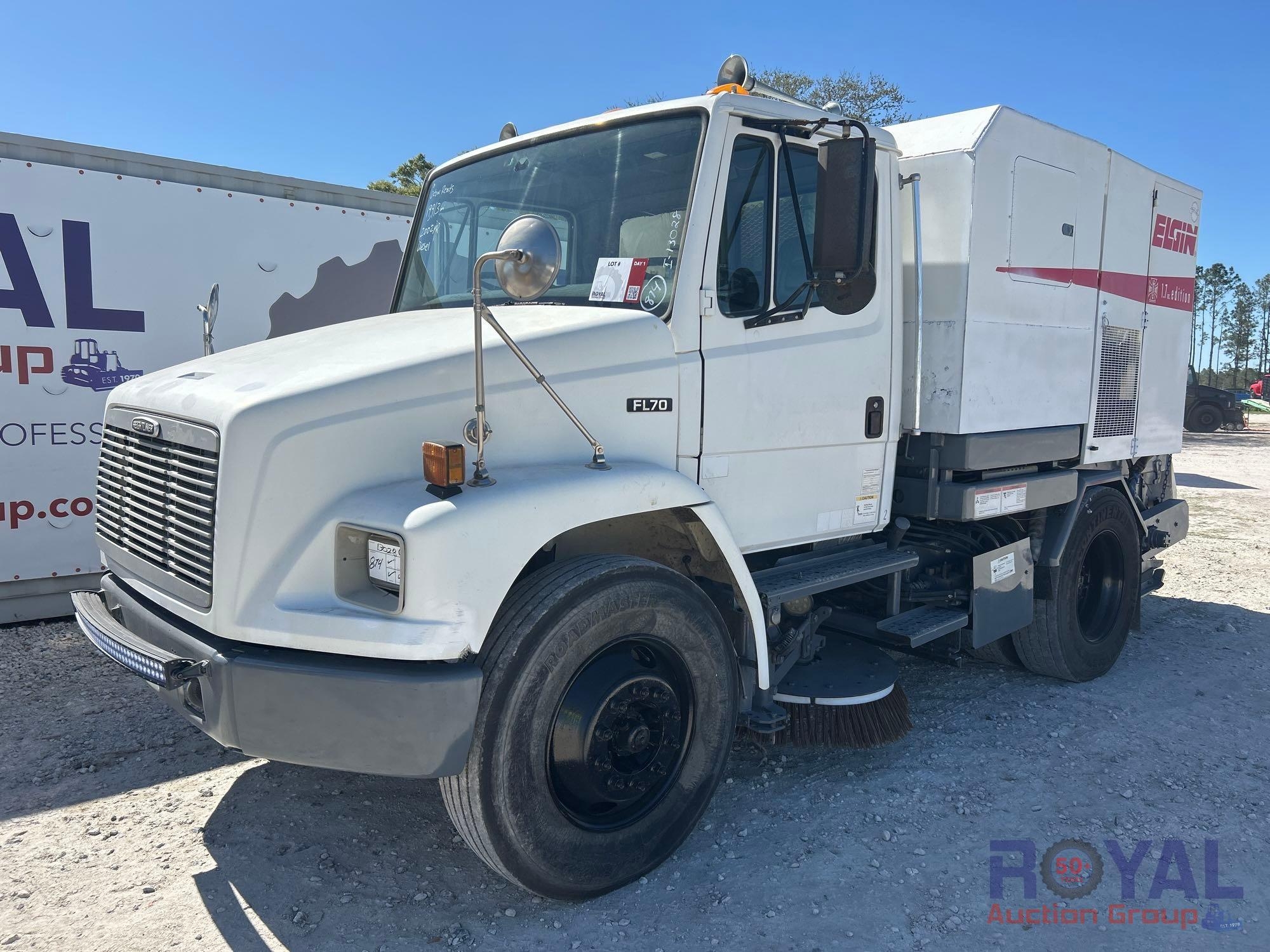 2002 Freightliner FL70 Elgin Street Sweeper Truck (A51692)