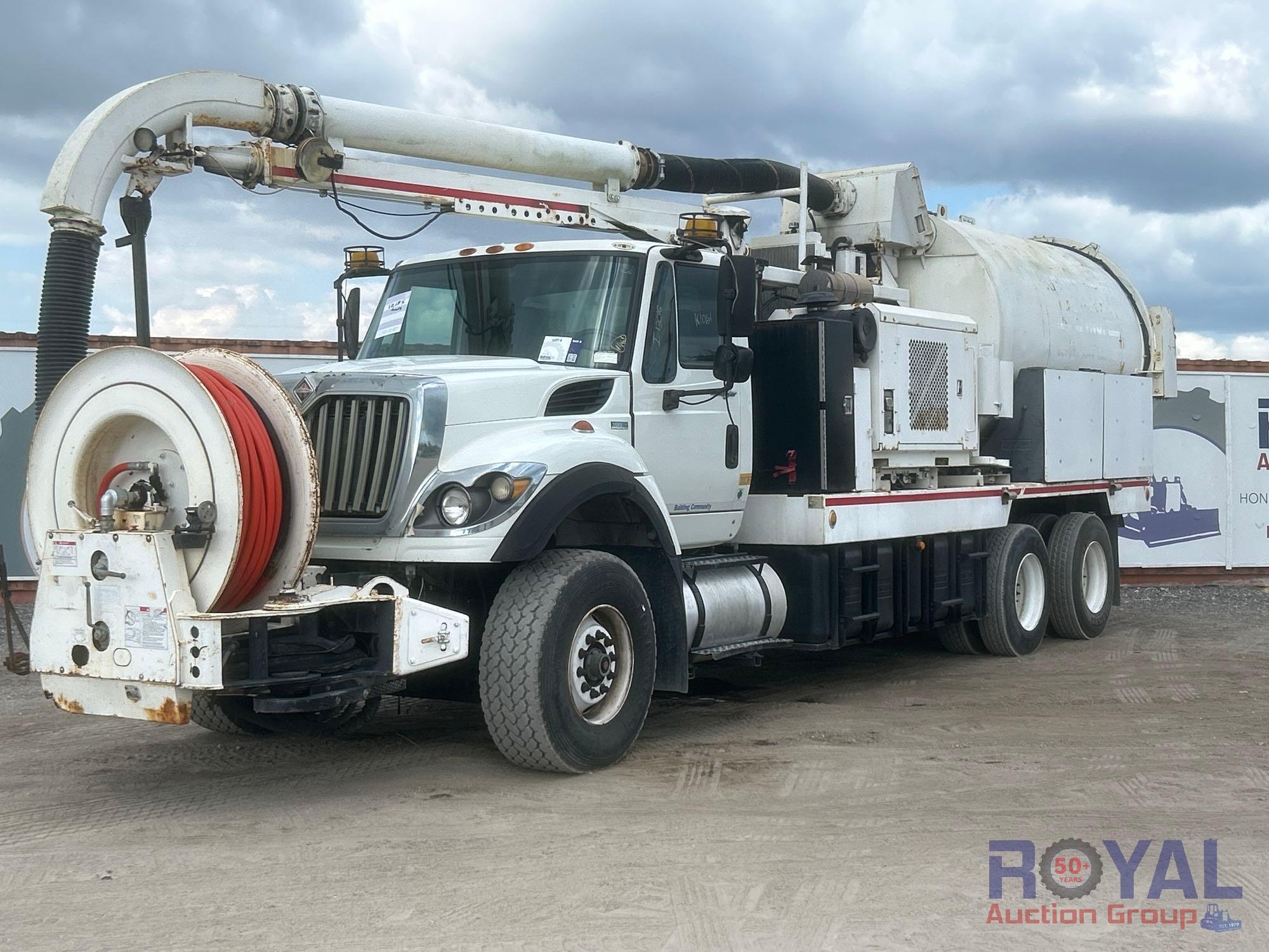 2012 International WorkStar 7400 T/A VacCon Combination Sewer Jetter Vacuum Truck (A55788)
