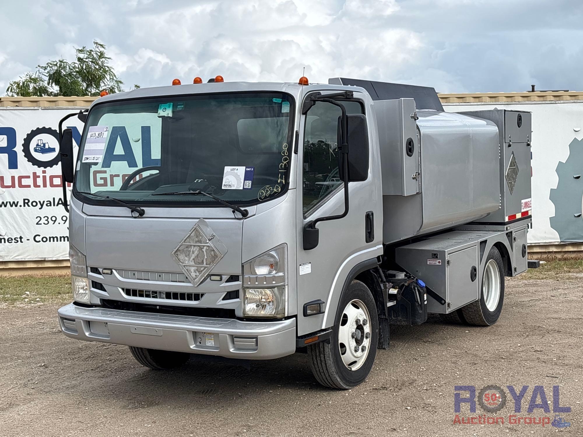 2016 Isuzu NRR 1,200 Gallon Fuel Transport Truck (A55788)