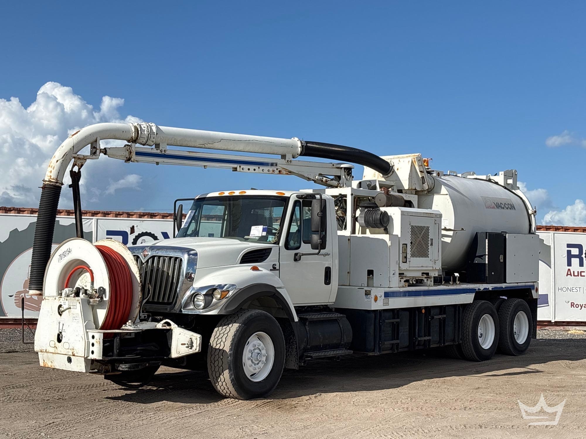 2009 International 7400 T/A VacCon V311LHA Combination Sewer Jetter Vacuum Truck (A56858)