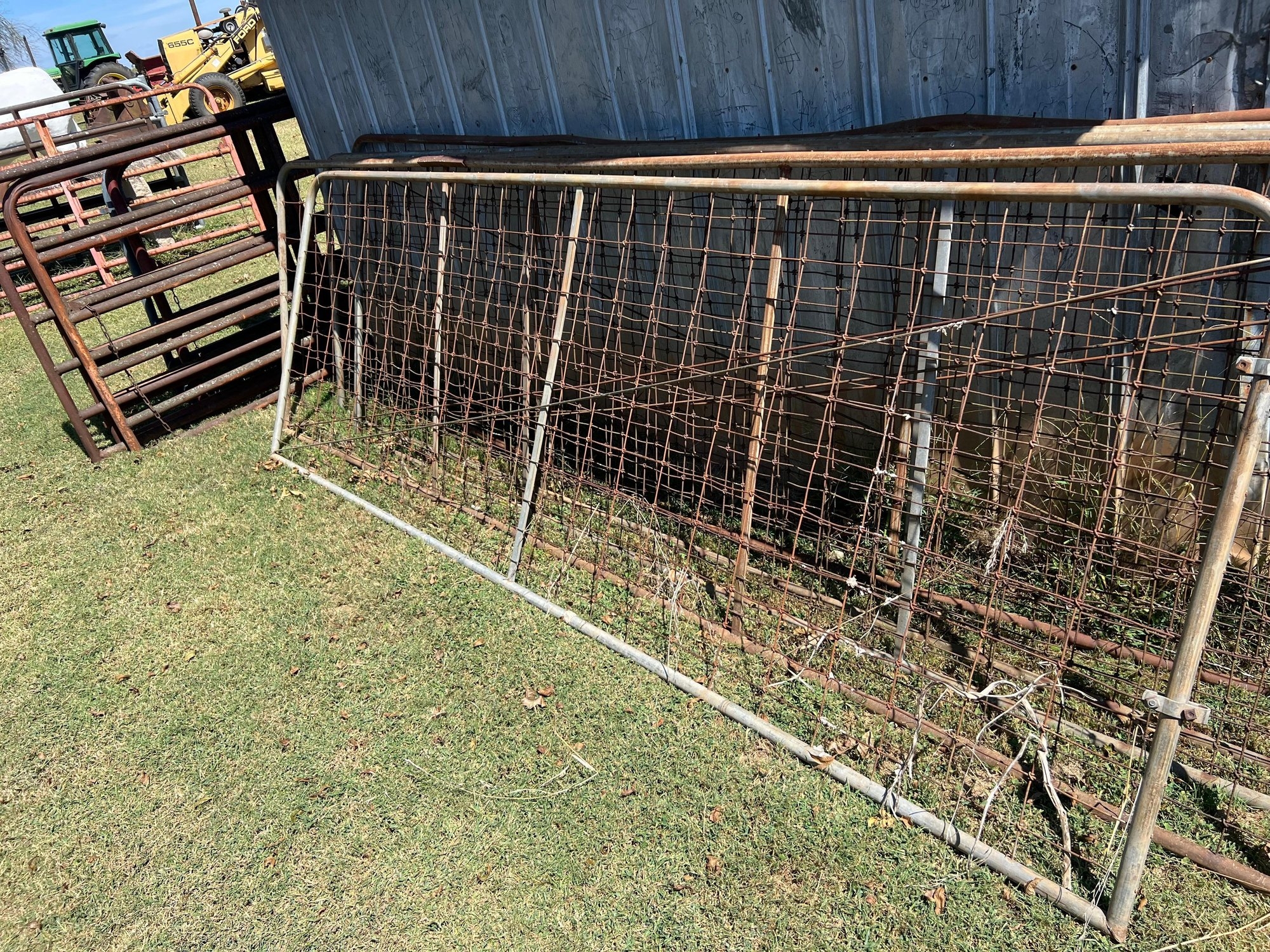 Galvanized Livestock Wire Gates (4X Gates) (A55301)