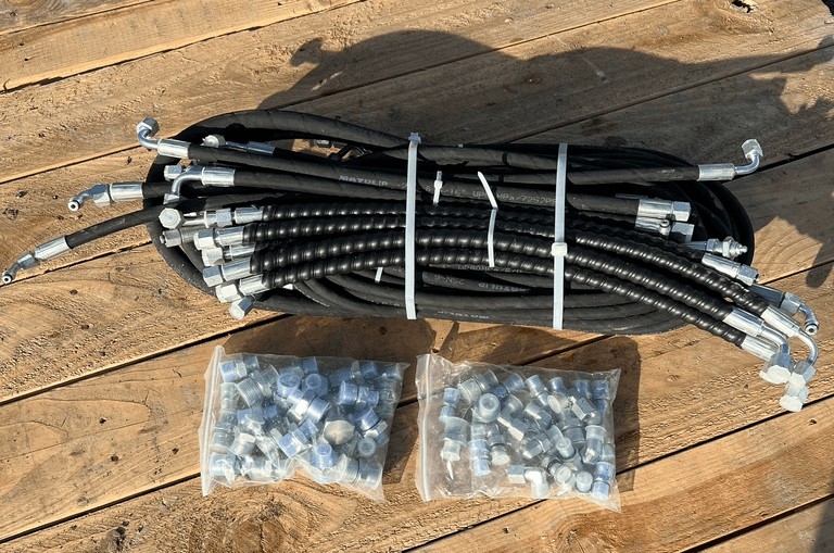 Hydraulic Hose and Fitting Replacement Pack (New/Unused) Est Retail Value $2,650 (A59225)