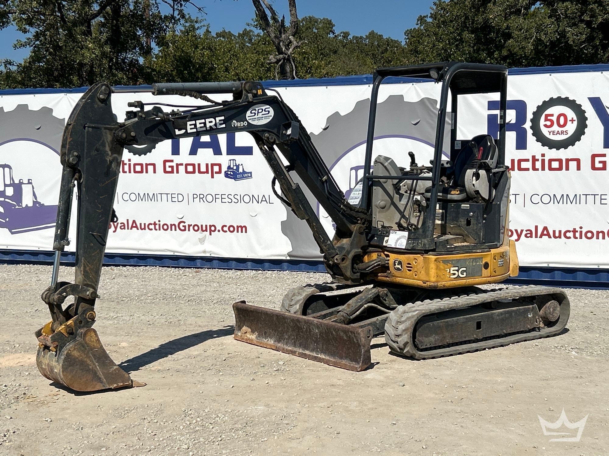 2016 John Deere 35G Mini Excavator (A55973)