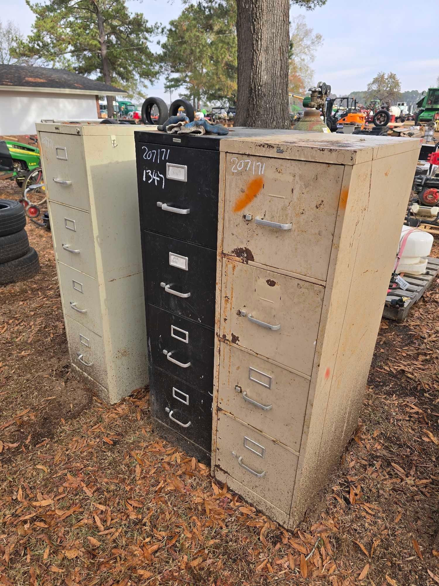 CUTTING TORCH & (3) FILE CABINETS (A58374)