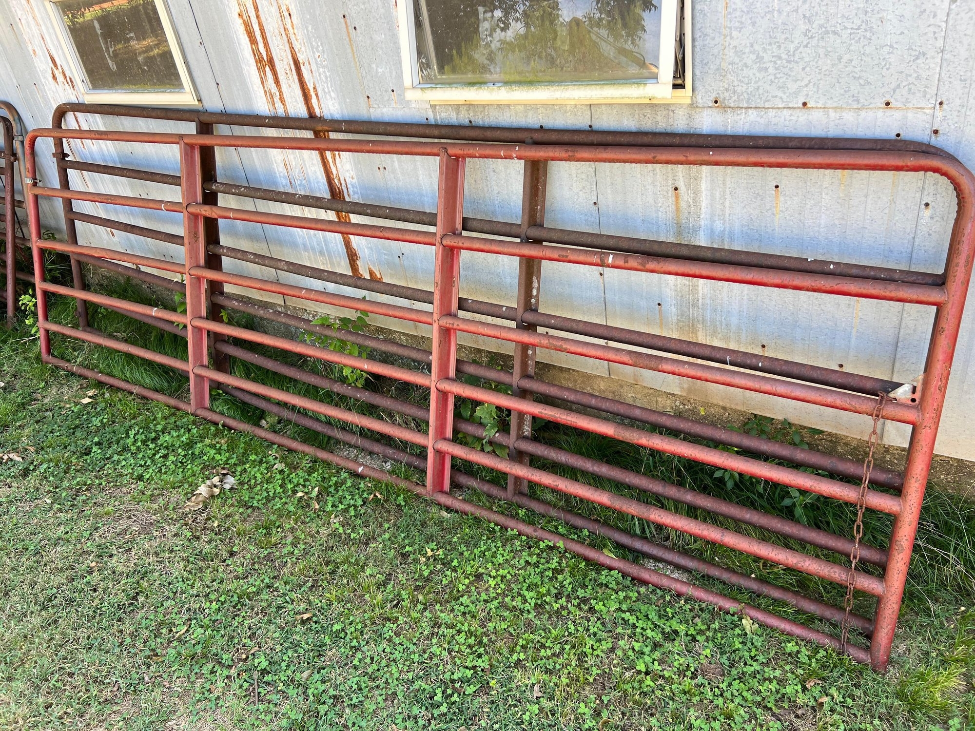 Galvanized Livestock Gates - (2x Gates) (A55301)