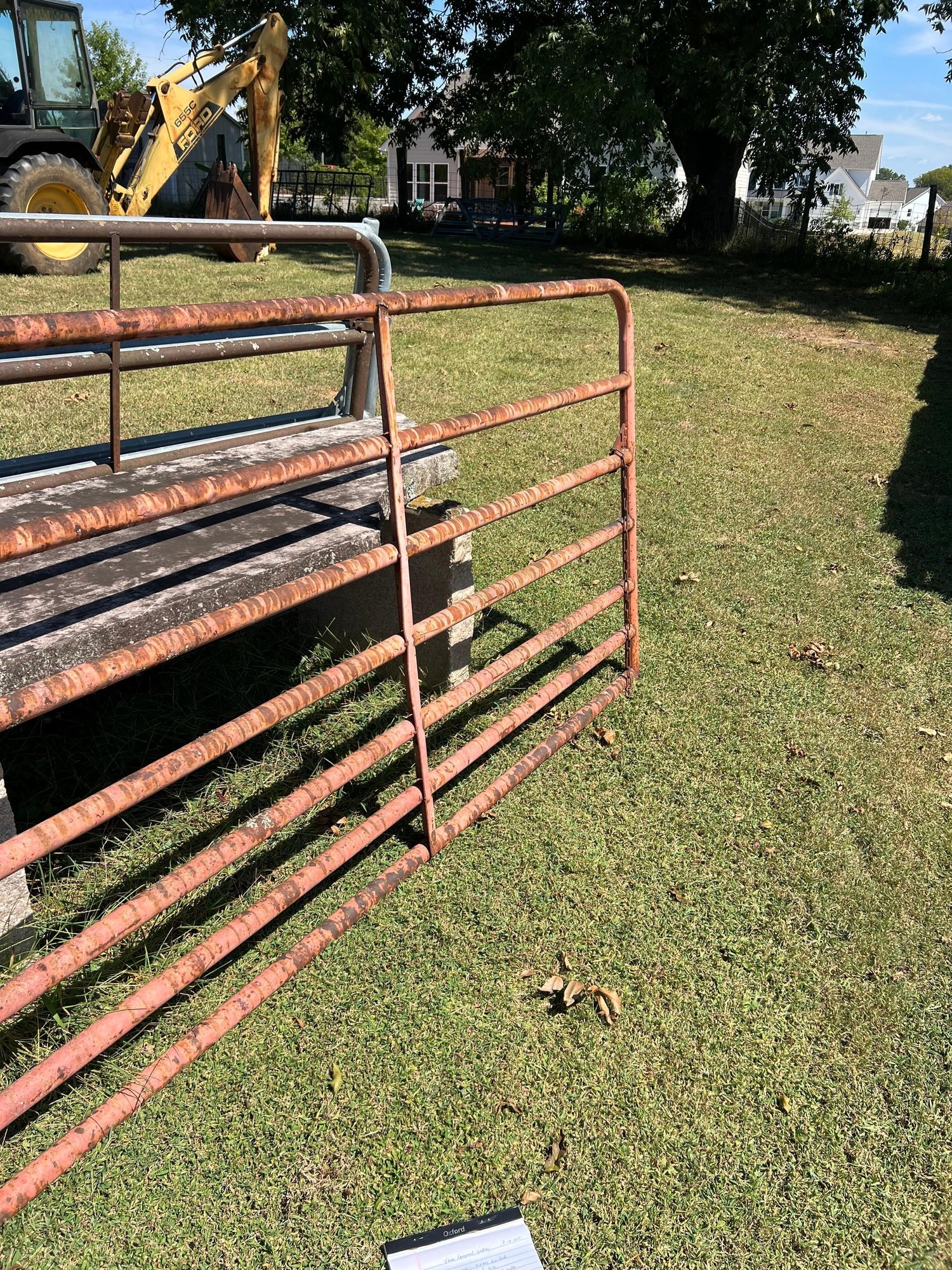 Galvanized Livestock Gate (A55301)