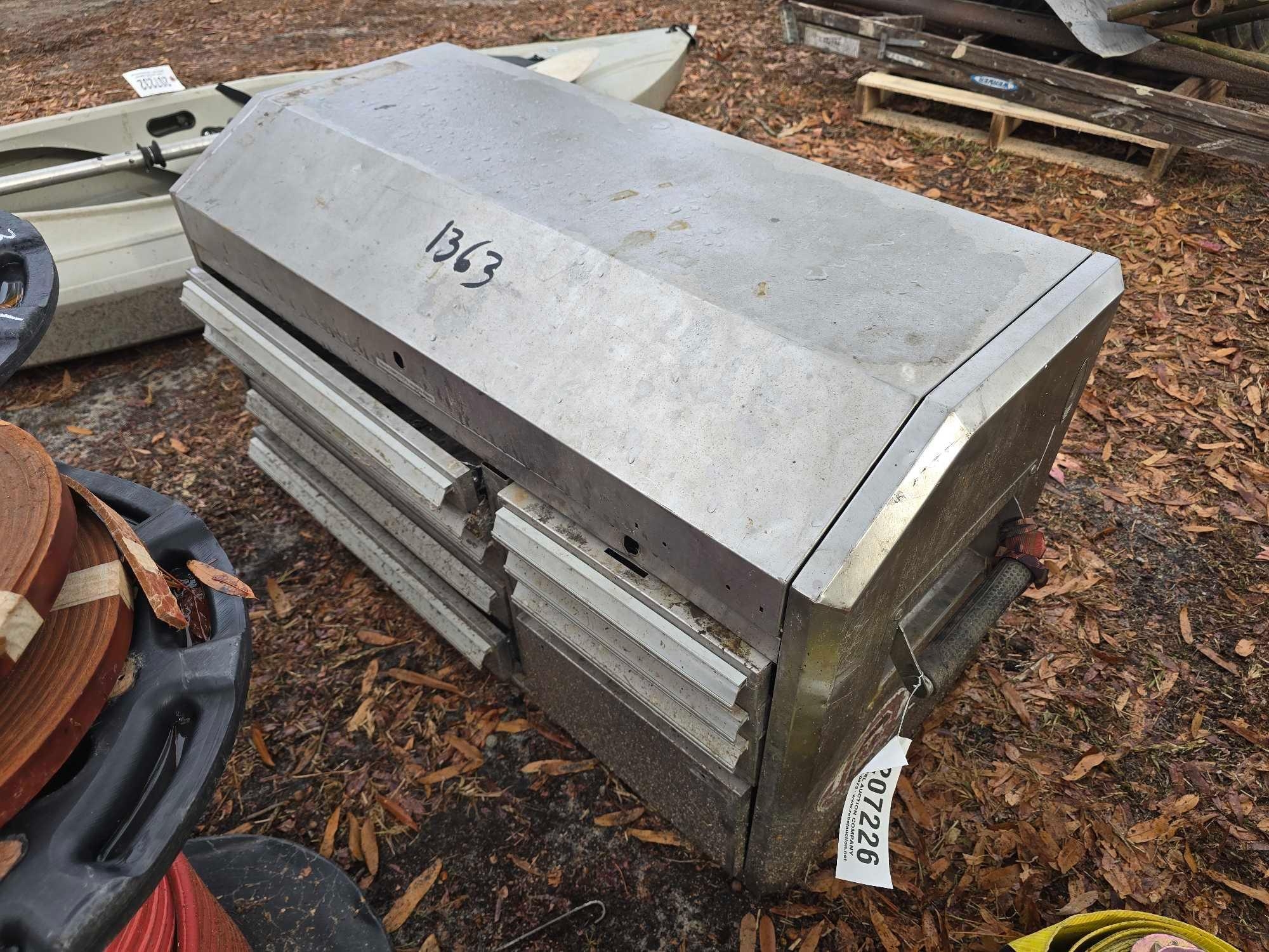 METAL FLIP TOP 9 DRAWER TOOL BOX (A58374)