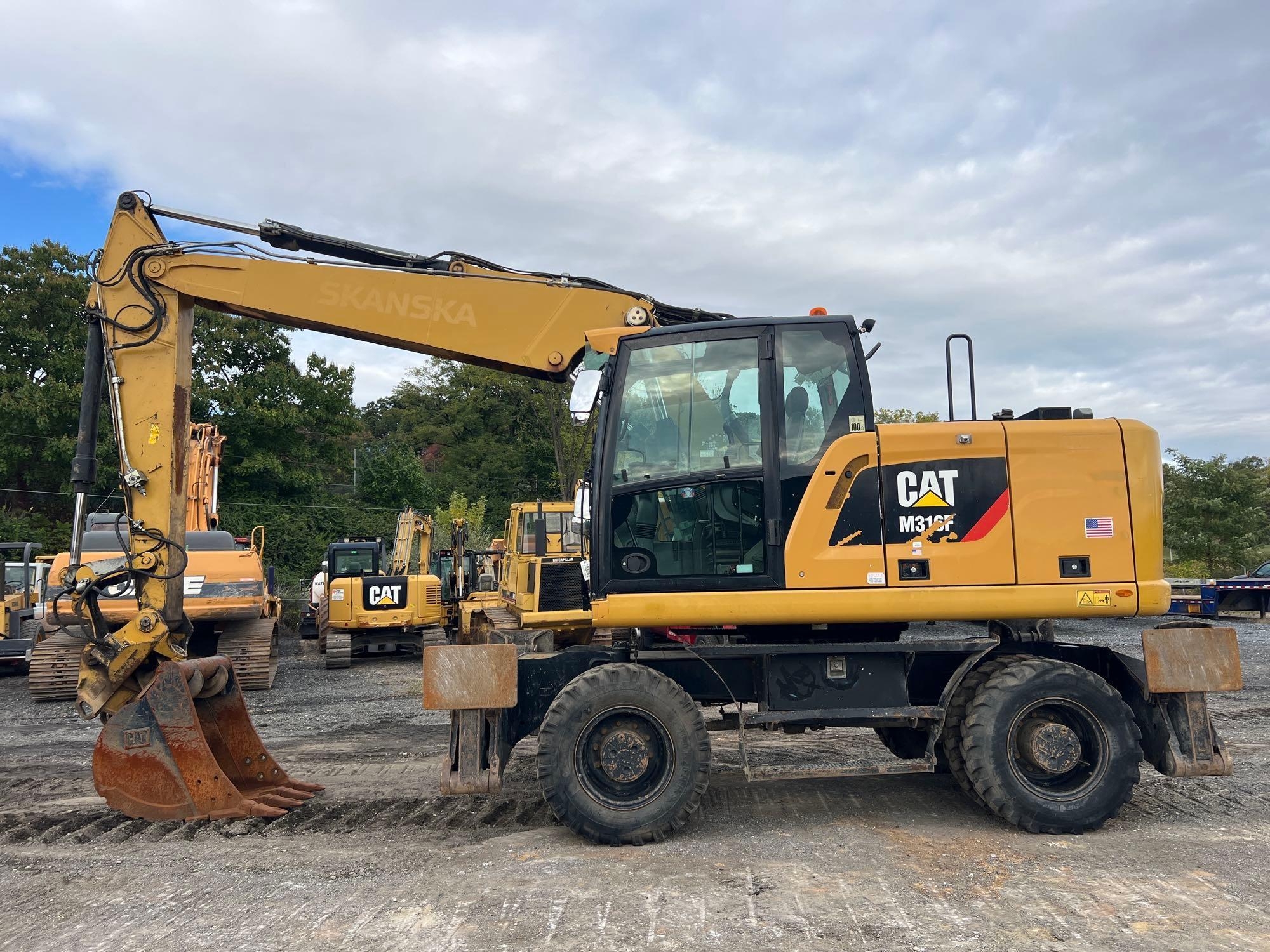 2017 CATERPILLAR M316F MOBILE EXCAVATOR (A52707)