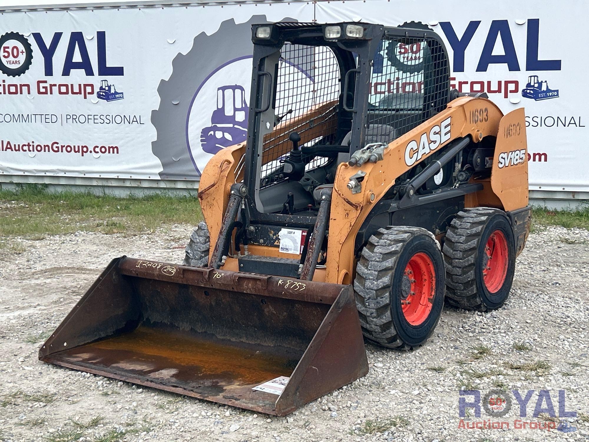 2017 Case SV185 Compact Wheel Loader Skid Steer (A51691)