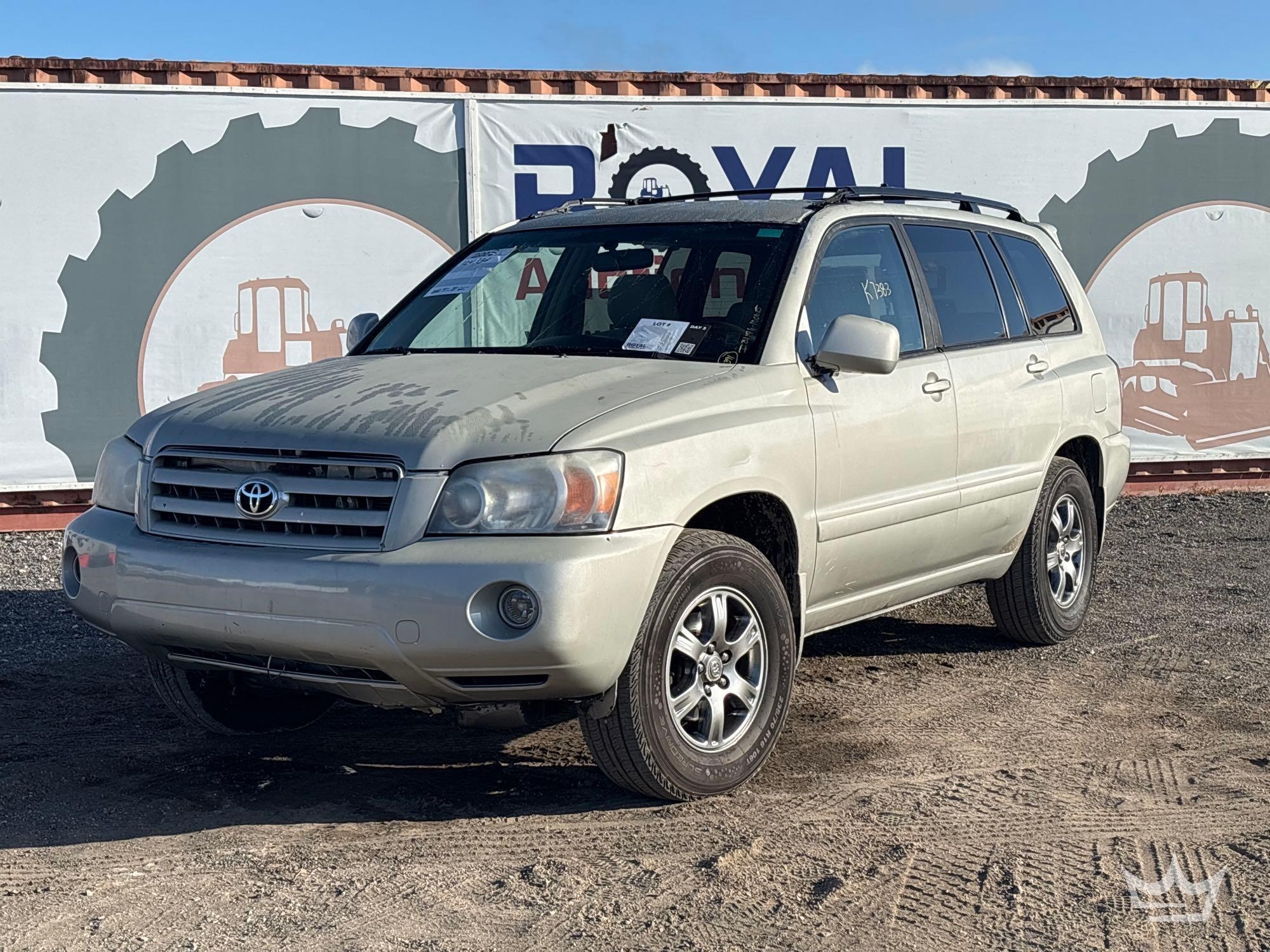 2005 Toyota Highlander SUV (A56859)