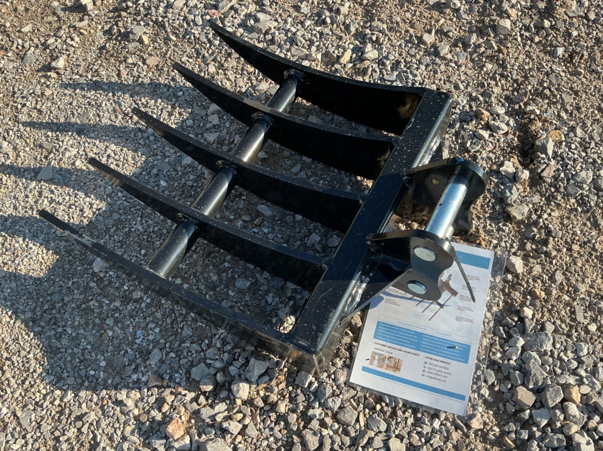 RAKE ATTACHMENT FOR MINI EXCAVATOR (A53843)