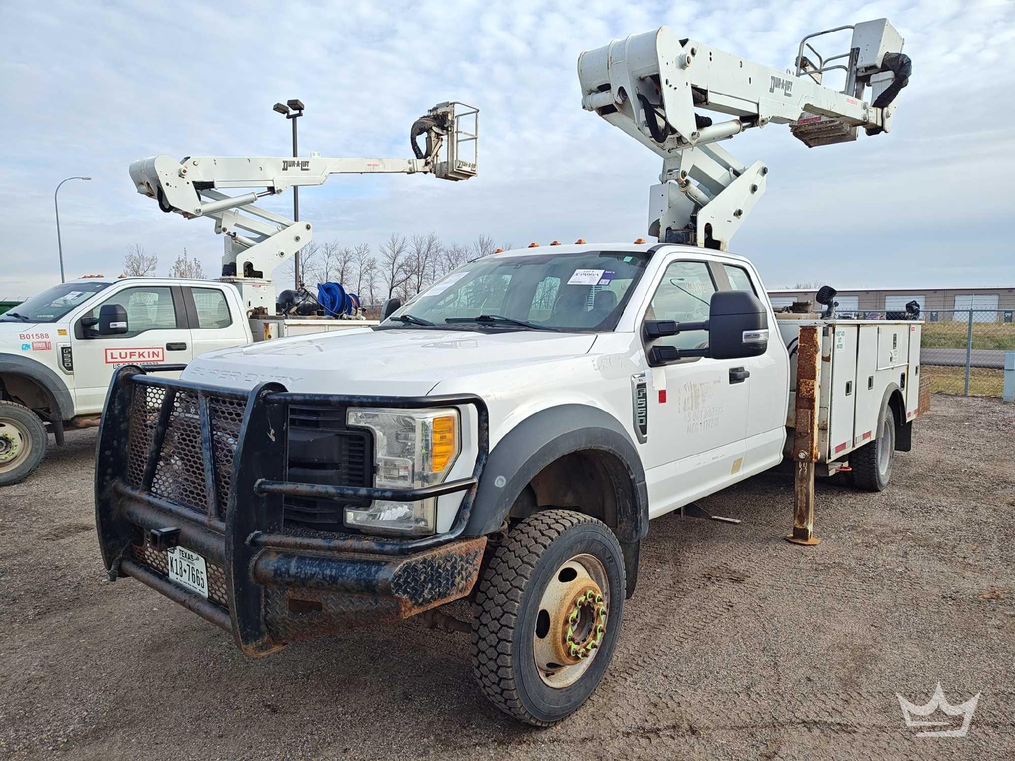 2018 Ford F-550 4x4 DurALift DTAXS39 39ft. Bucket Truck (A55973)