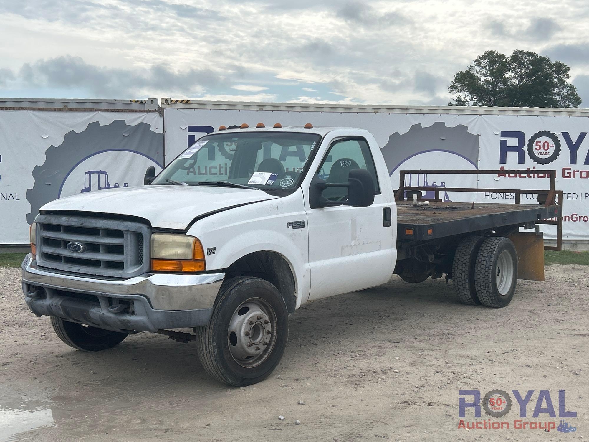 1999 Ford F-550 12FT. Flatbed Truck (A51692)