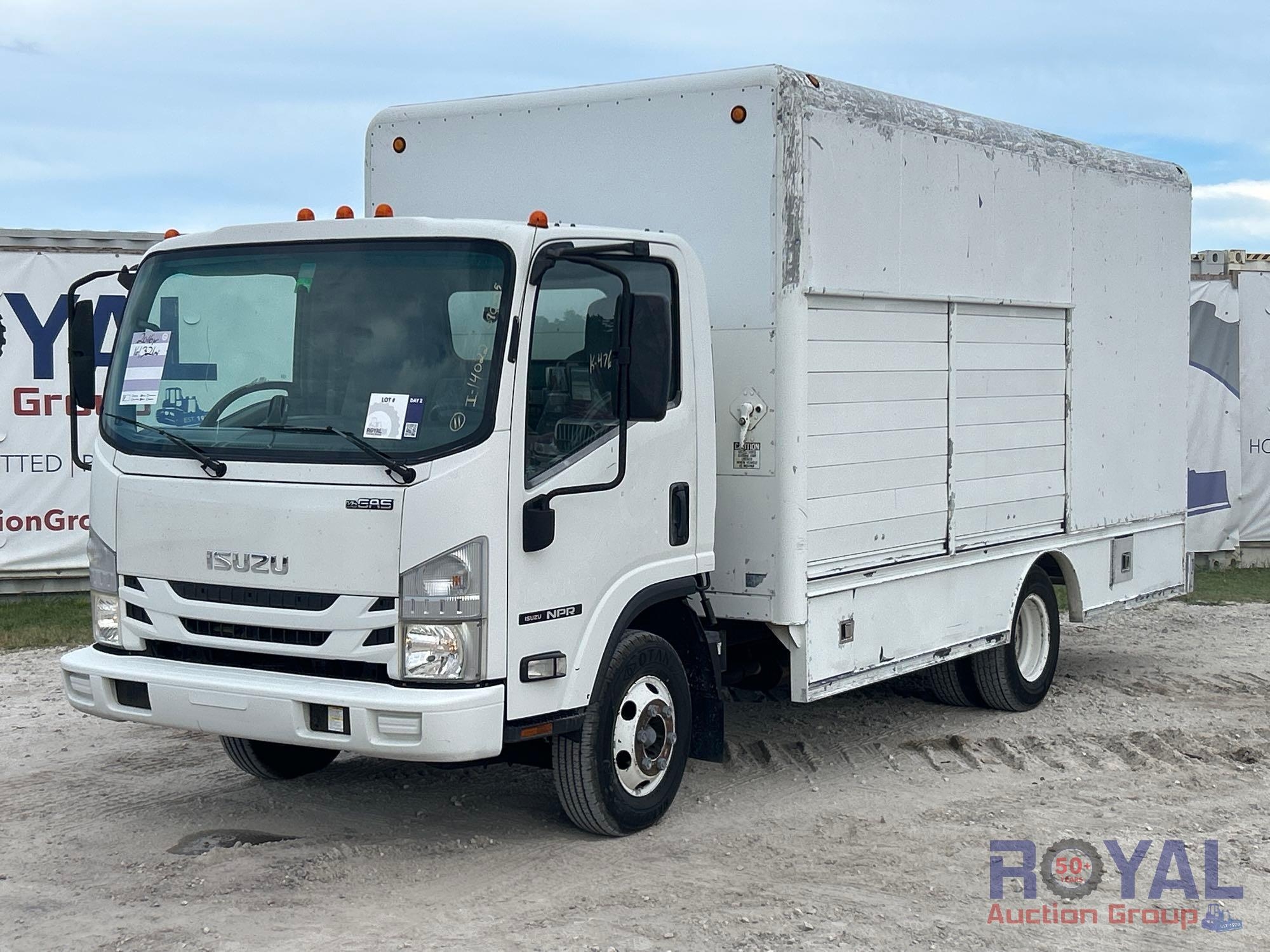 2016 Isuzu NPR Beverage Box Truck (A51692)