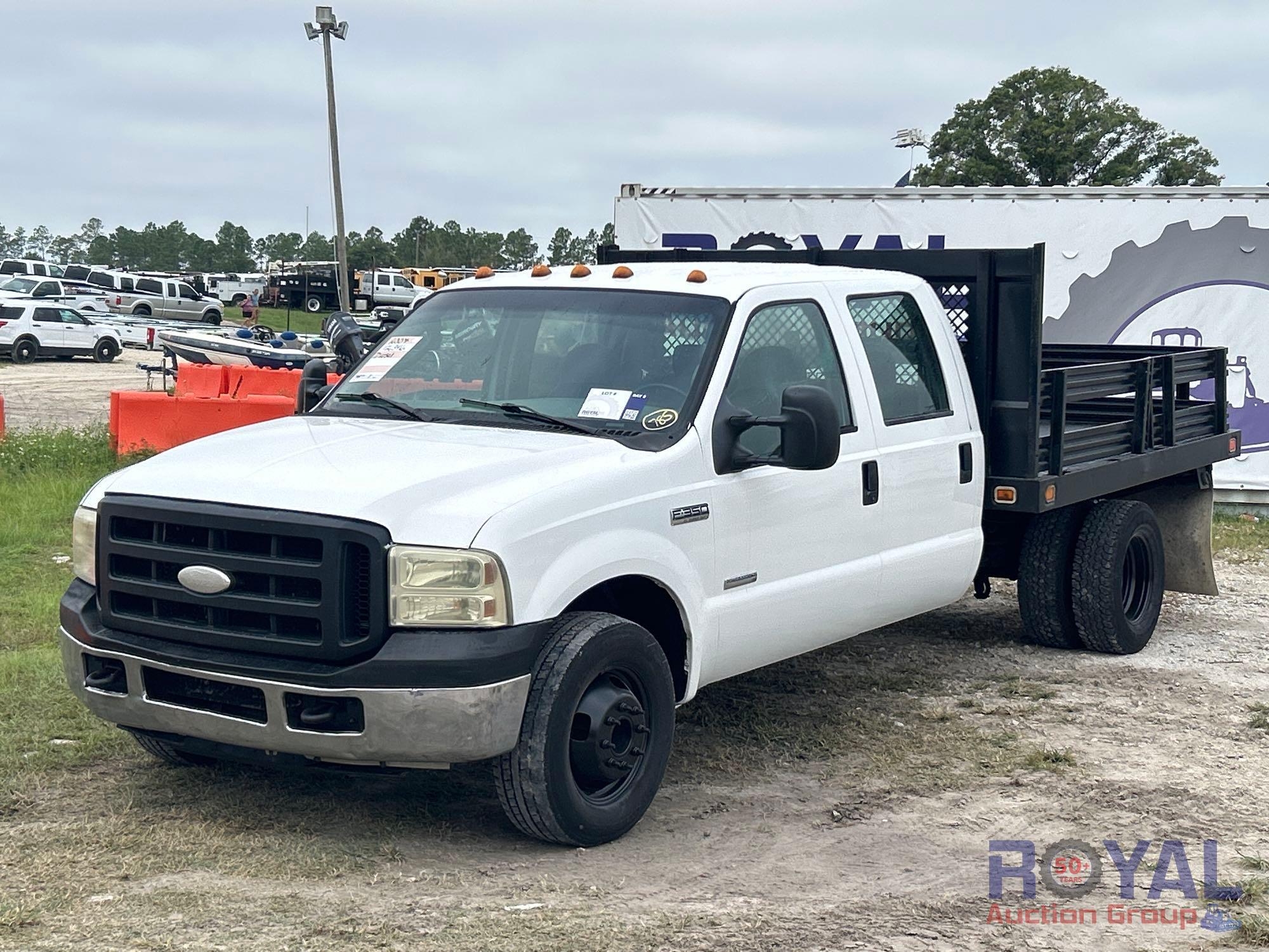 2007 Ford F-350 9FT Stakebody Flatbed Truck (A55852)
