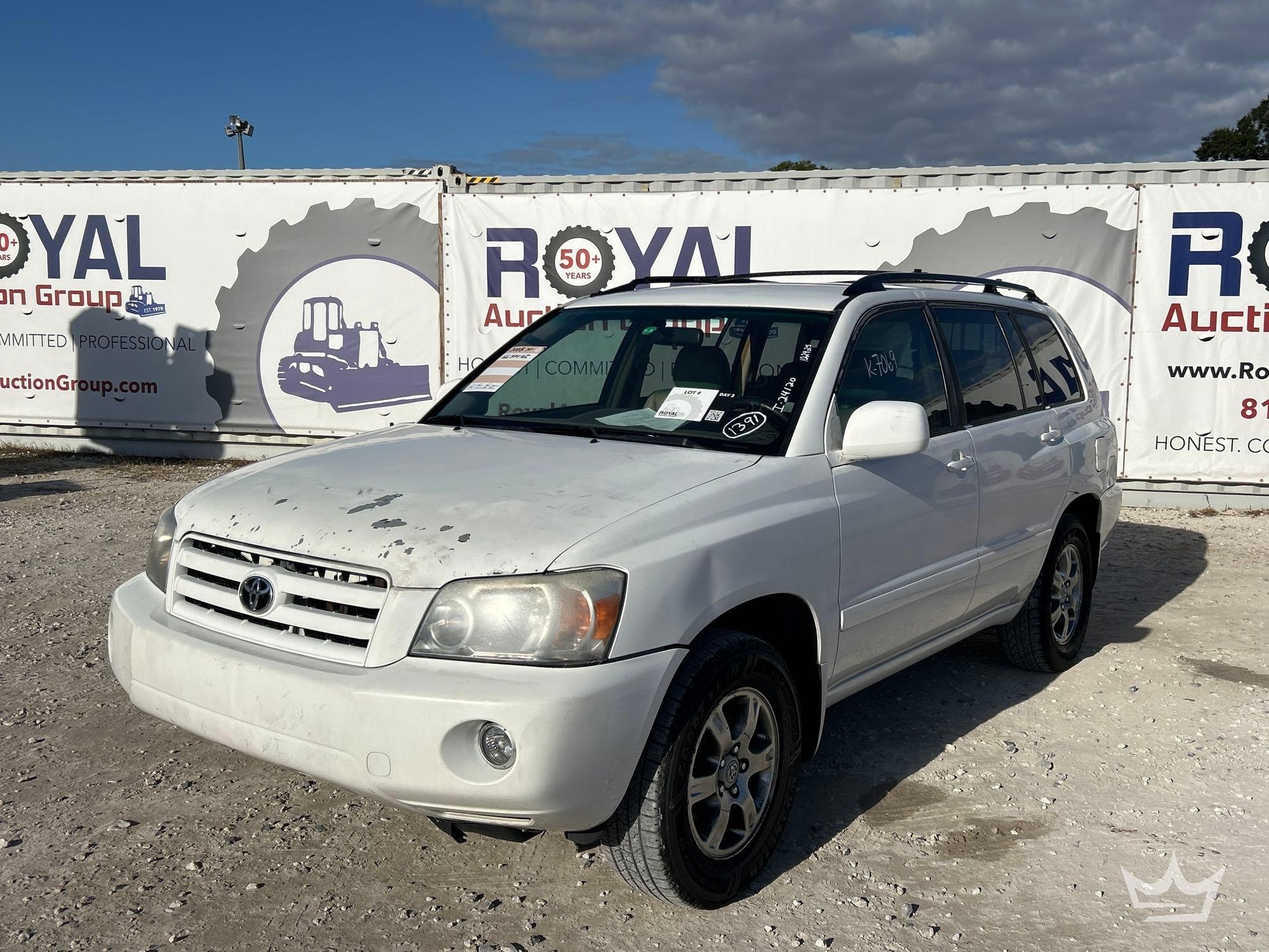2005 Toyota Highlander SUV (A55853)