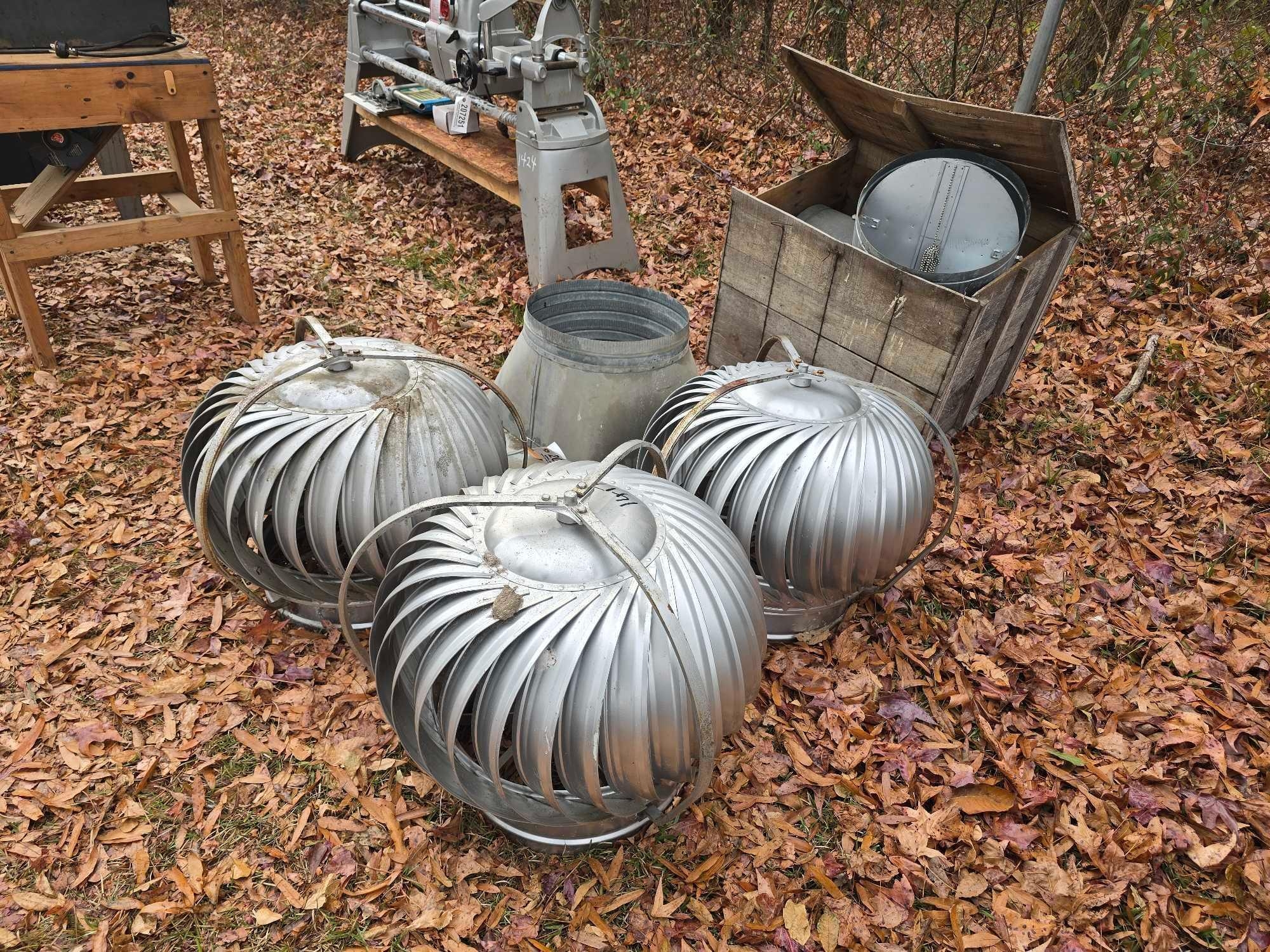 LARGE LOT OF ROOF VENTS - TOTAL OF 3 (A58374)