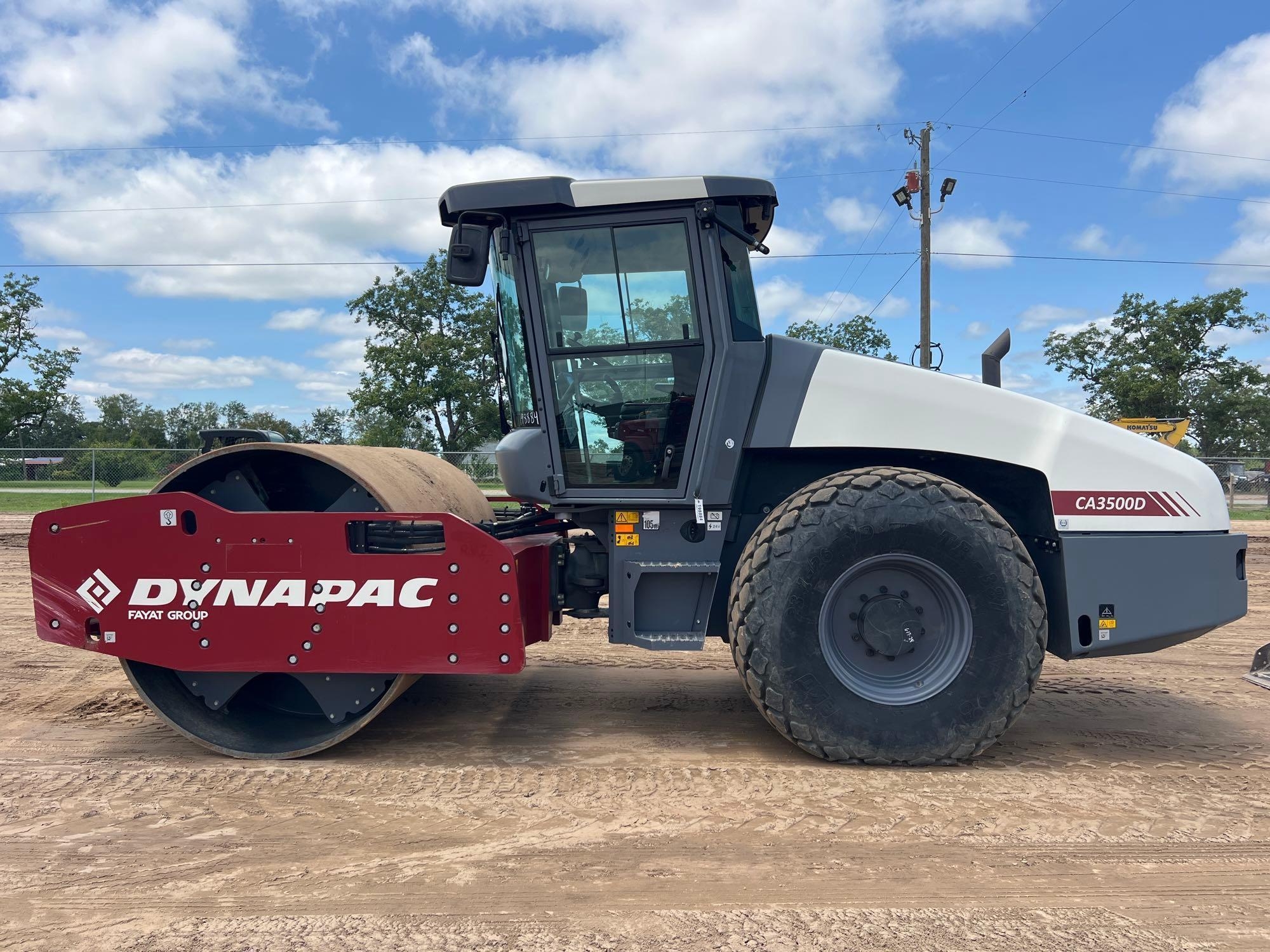 2022 DYNAPAC CA3500D SMOOTH DRUM ROLLER (A51242)
