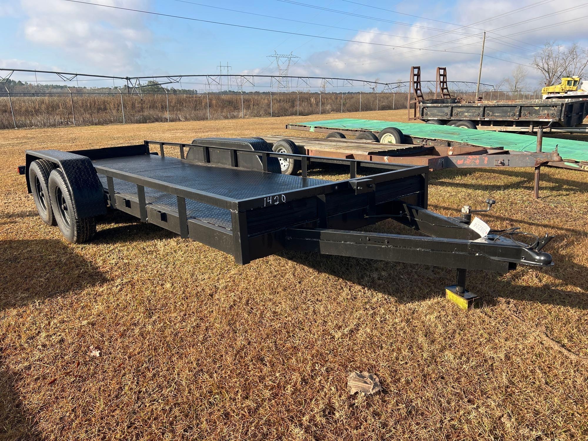 68"X17' DOUBLE AXLE TRAILER (A58375)